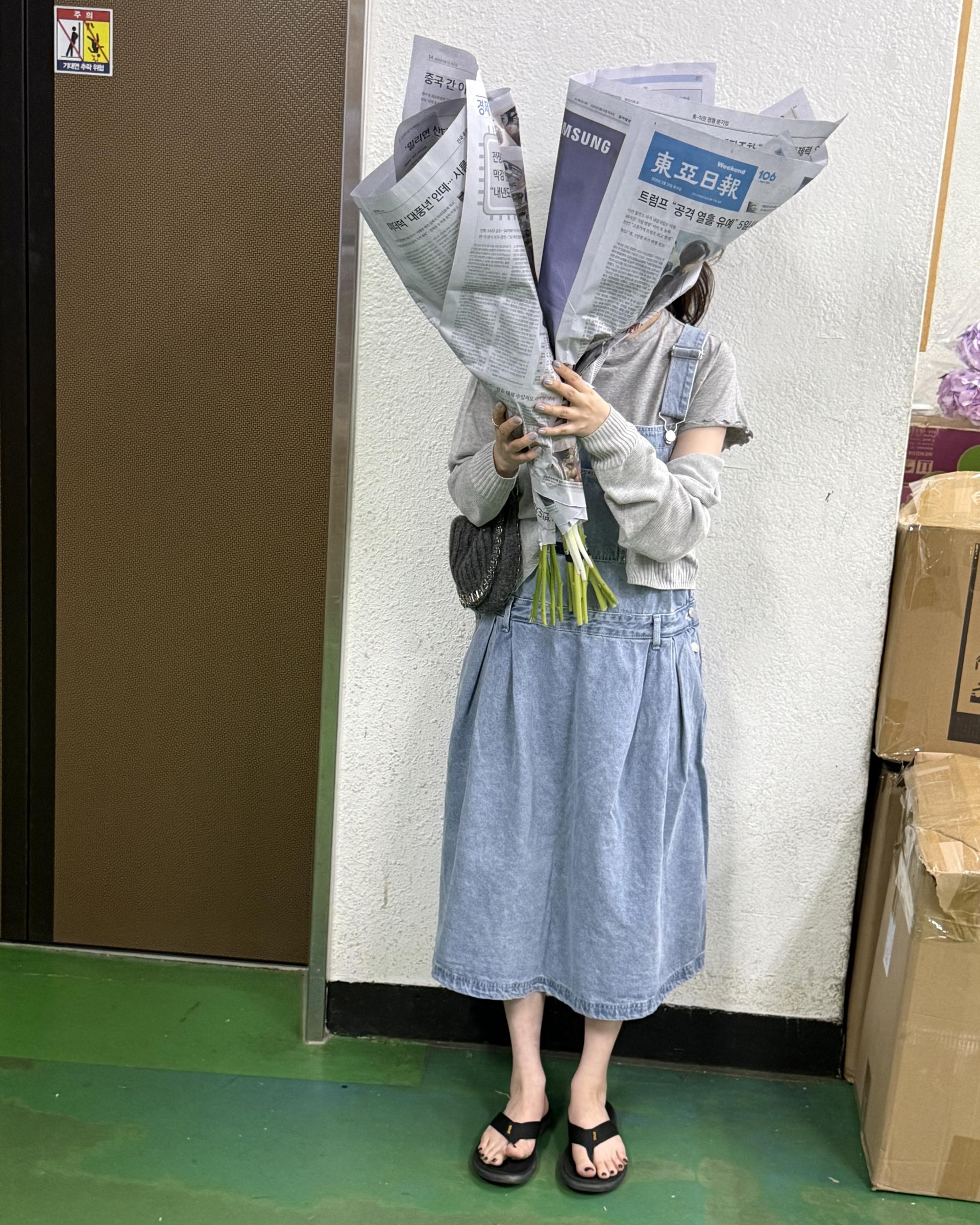 miguel denim overall