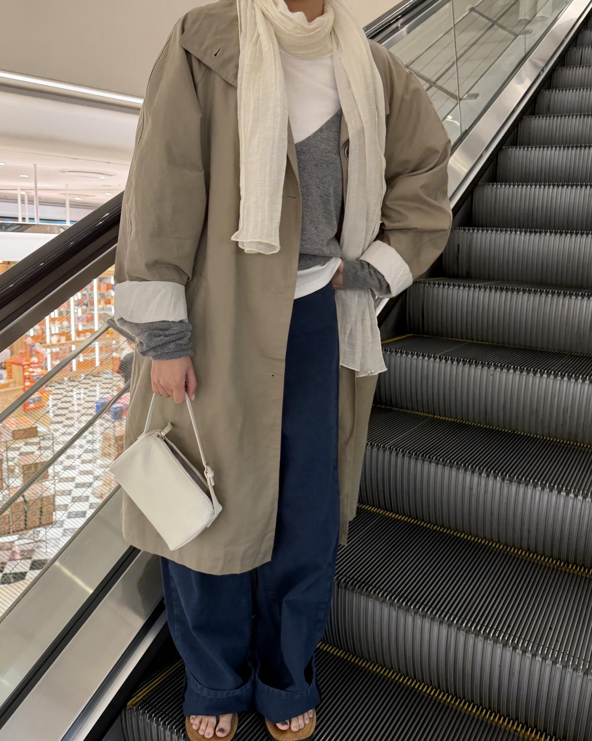 post single trench (khaki)