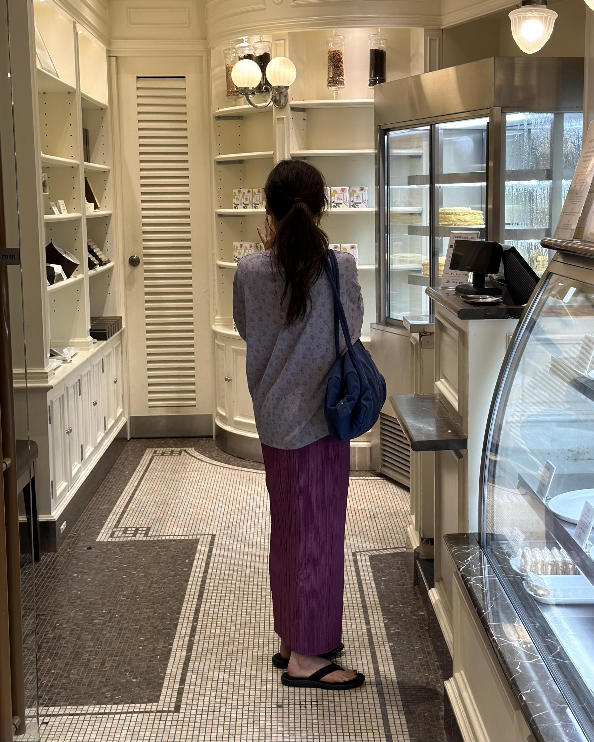 <made> penne skirt (violet)