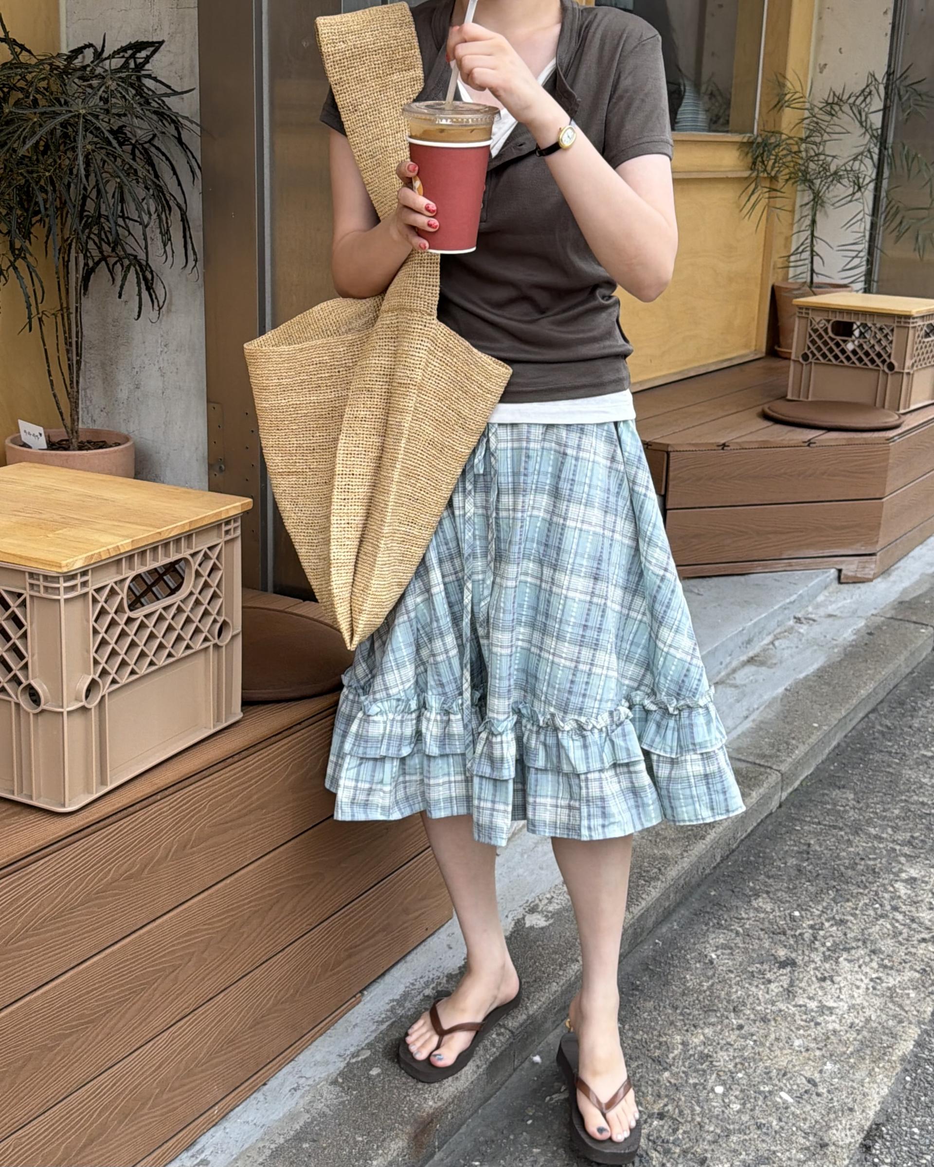 code button top (brown/black/white/melange)