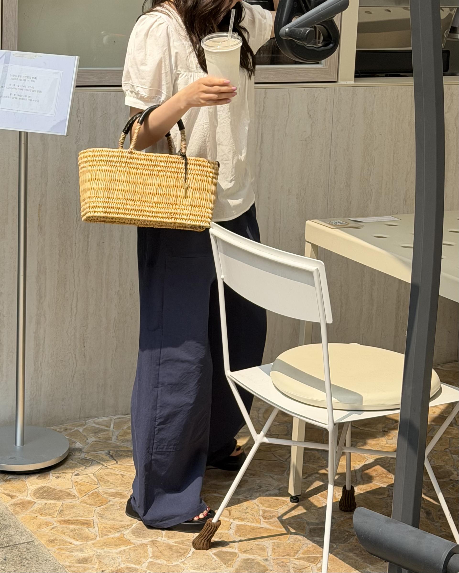 rusk cotton pants (charcoal/navy)