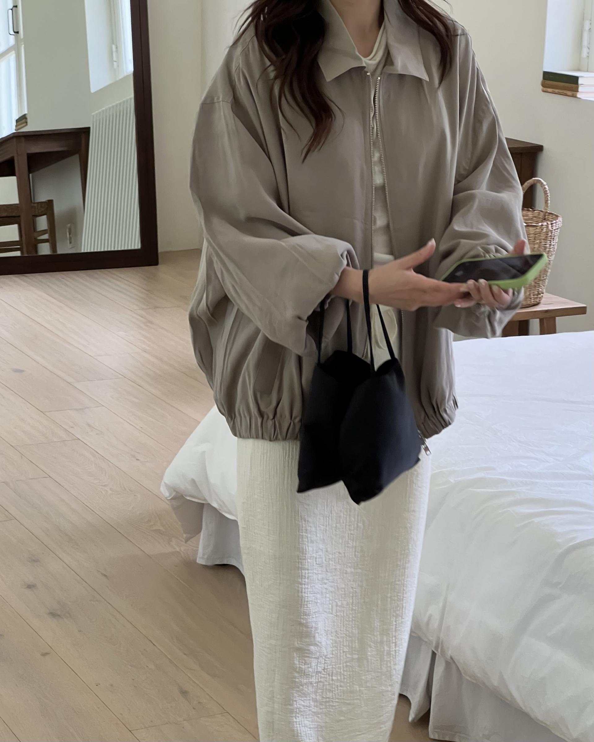 wool skin top (ivory/beige/charcoal/black)