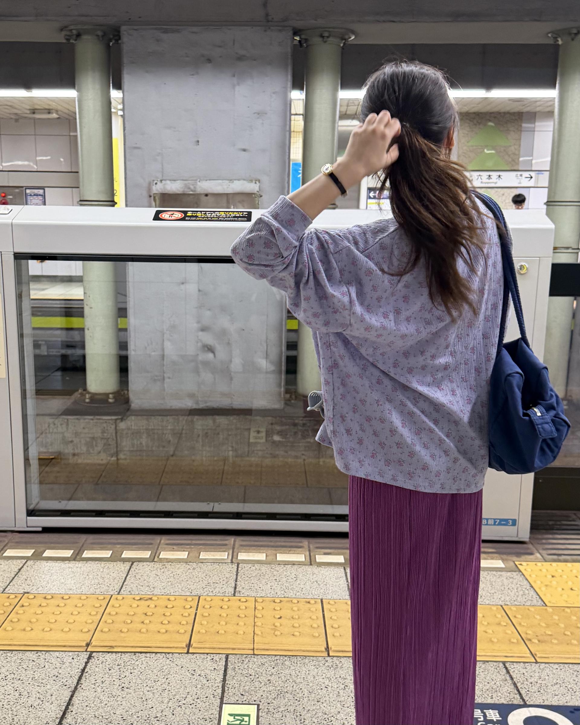 <made> penne skirt (violet)