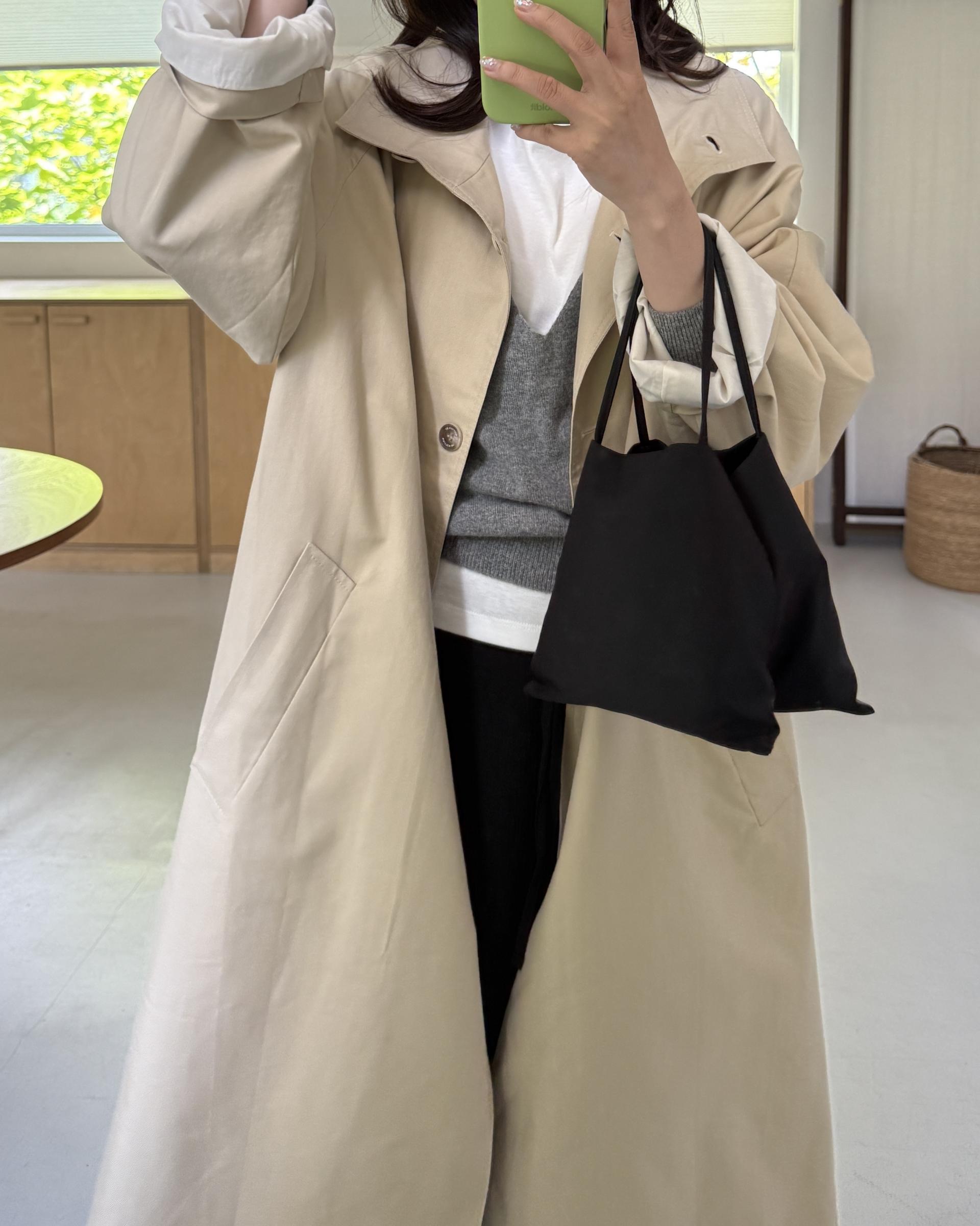 base wrinkle skirt (black/cream)