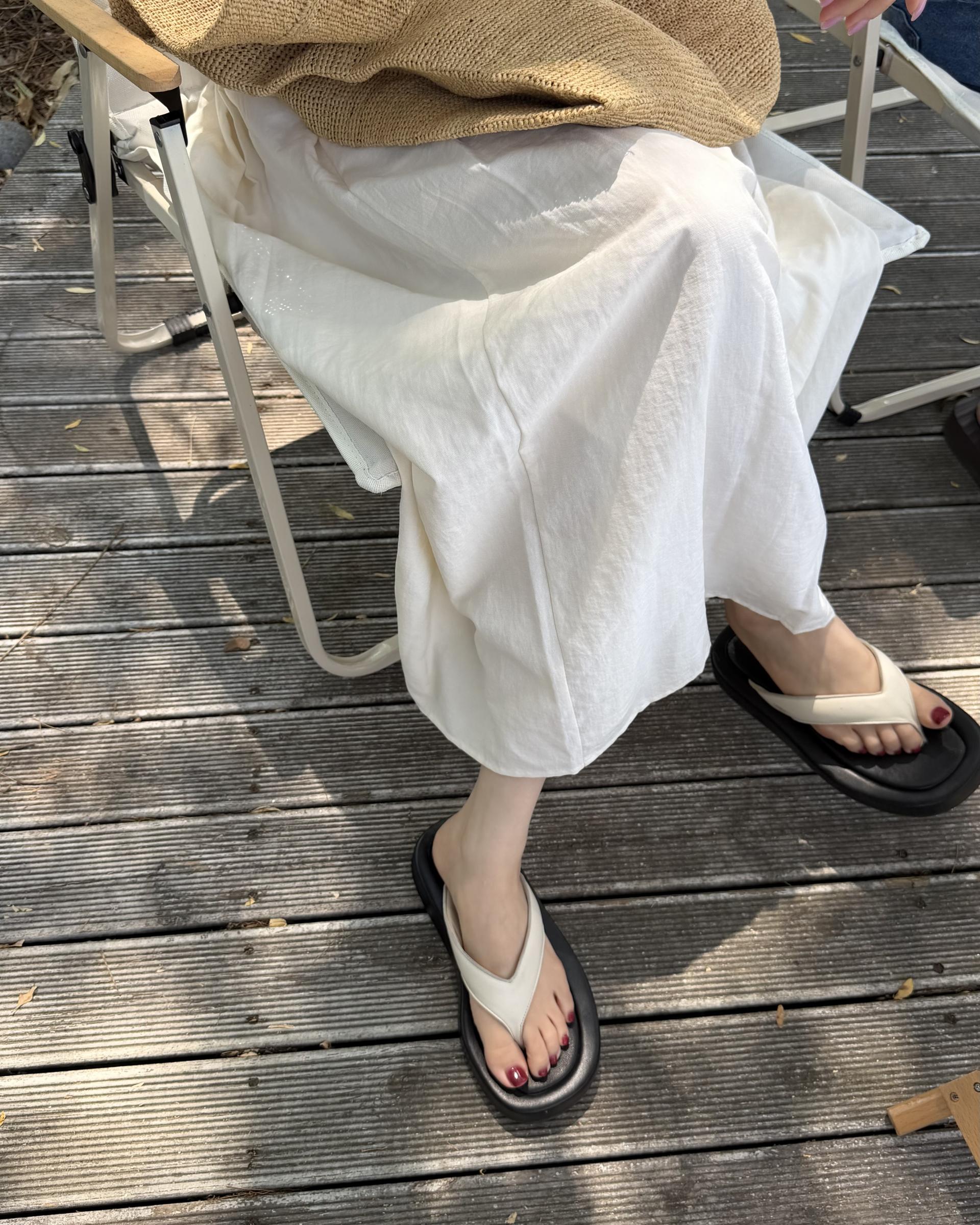 oatmeal dress (charcoal/cream)