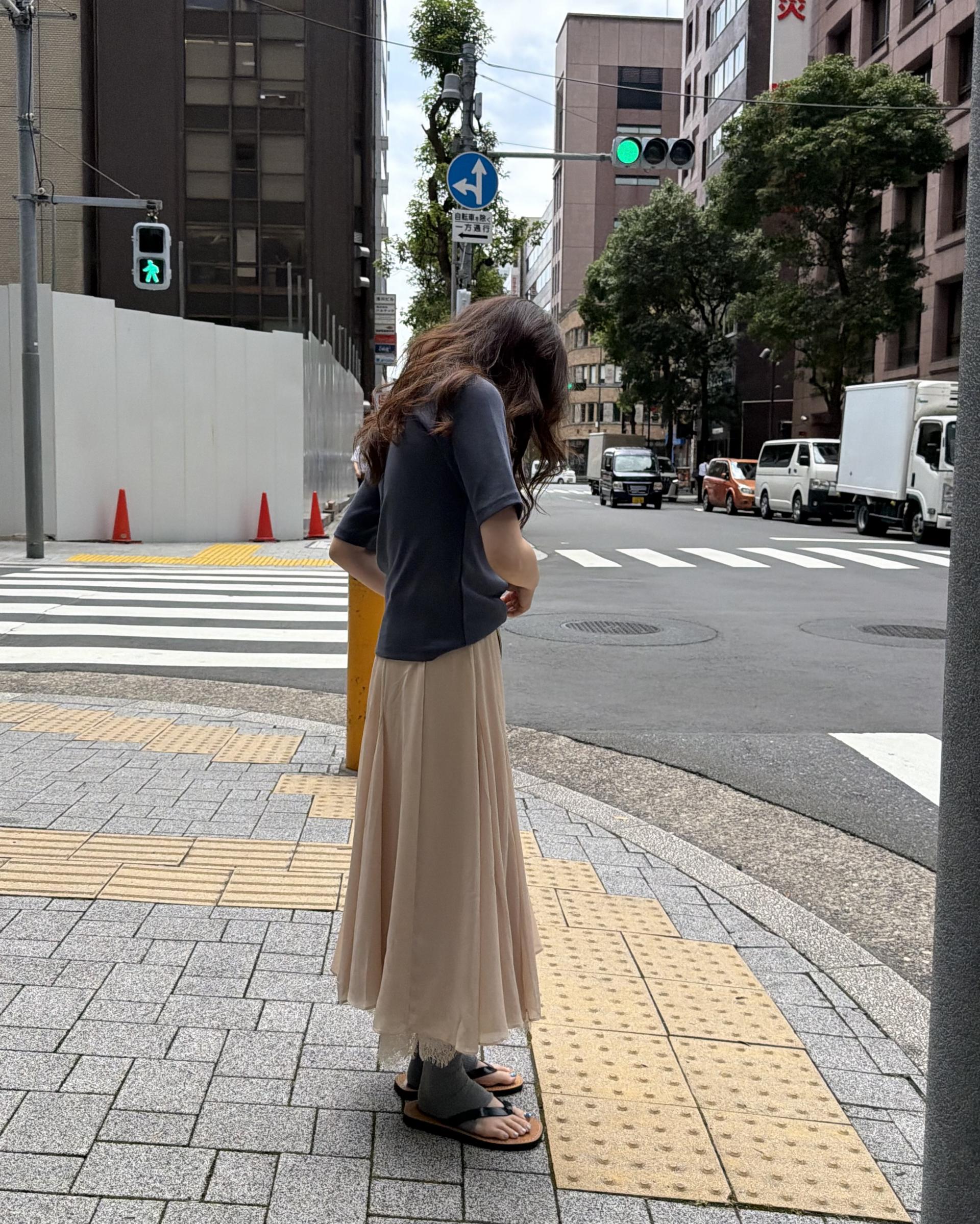 veil lace skirt