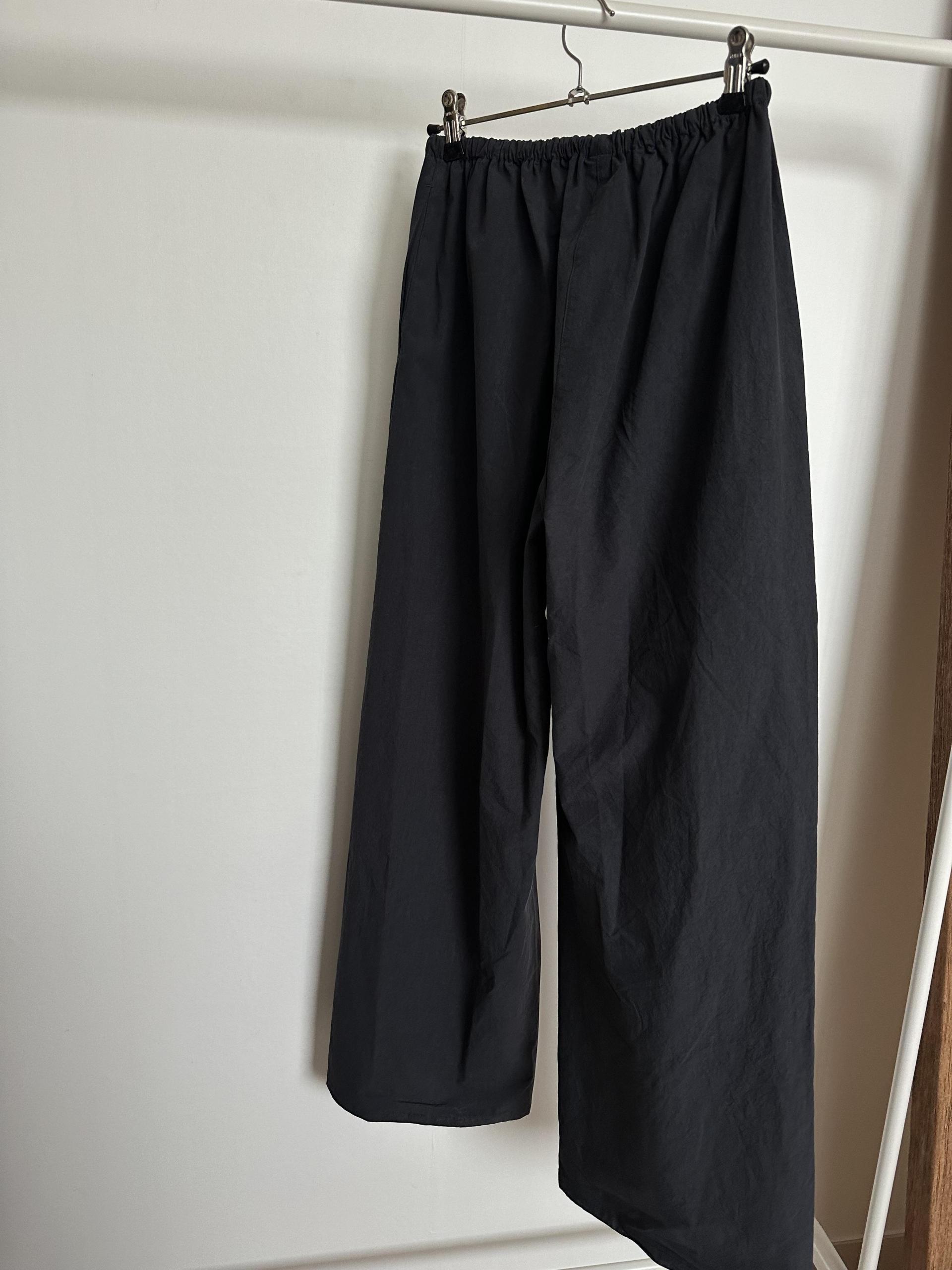 rusk cotton pants (charcoal/navy)