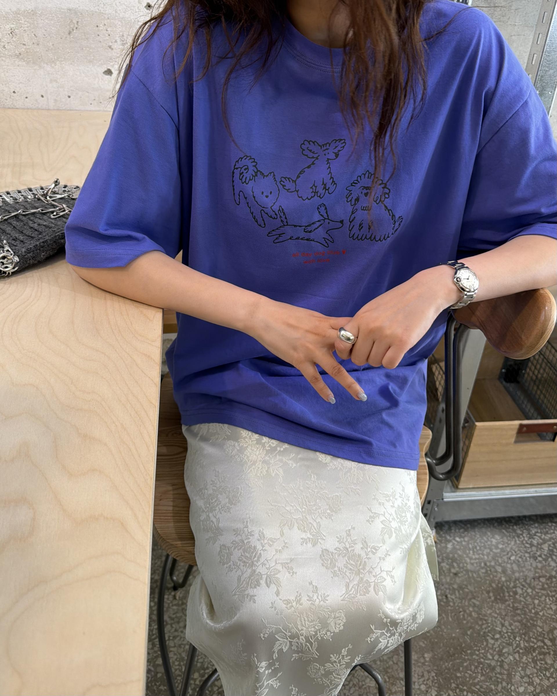 friends top (purple)