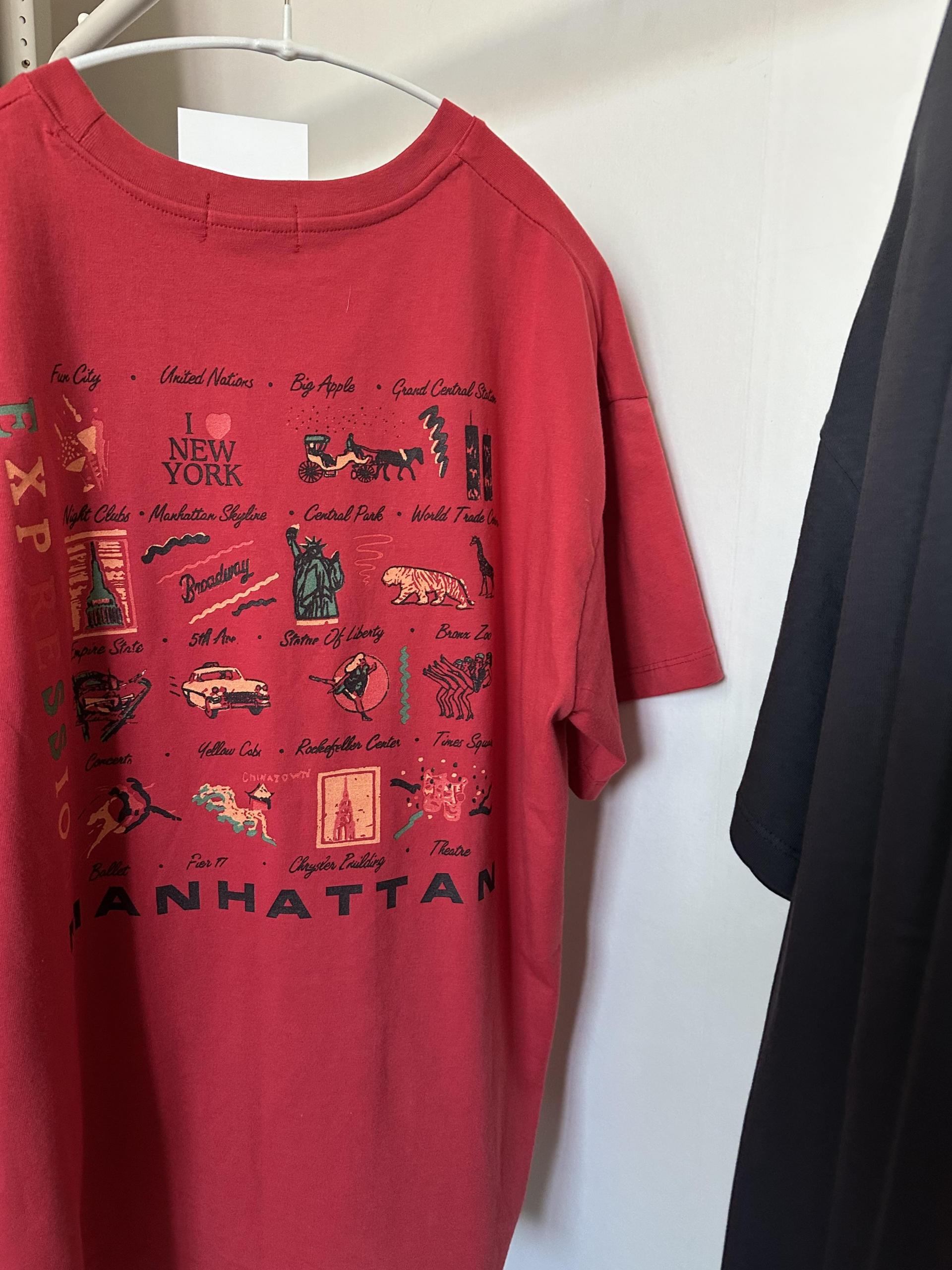 manhattan top (red/charcoal)