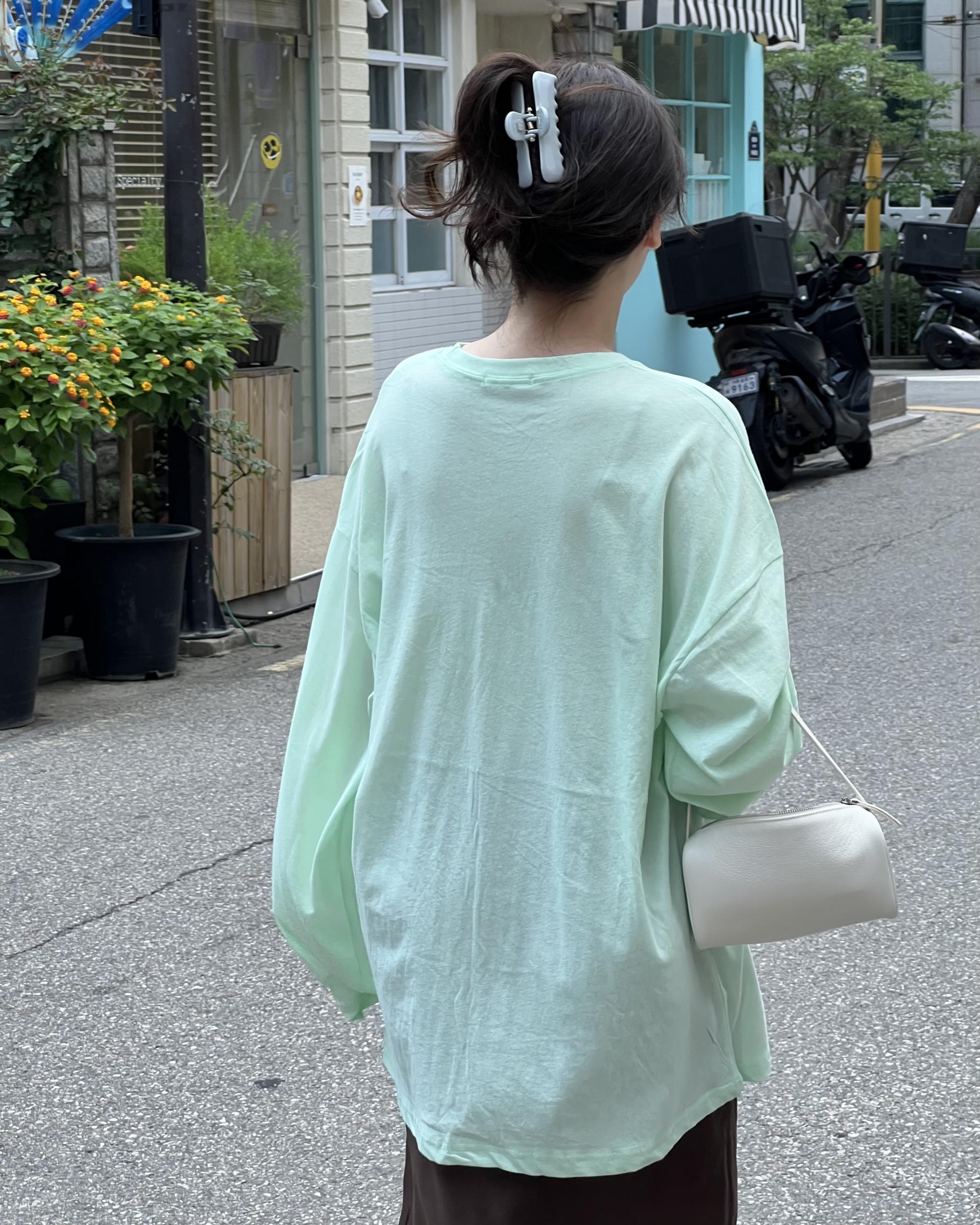 fruit top (white/mint/yellow/black/melange/pink)