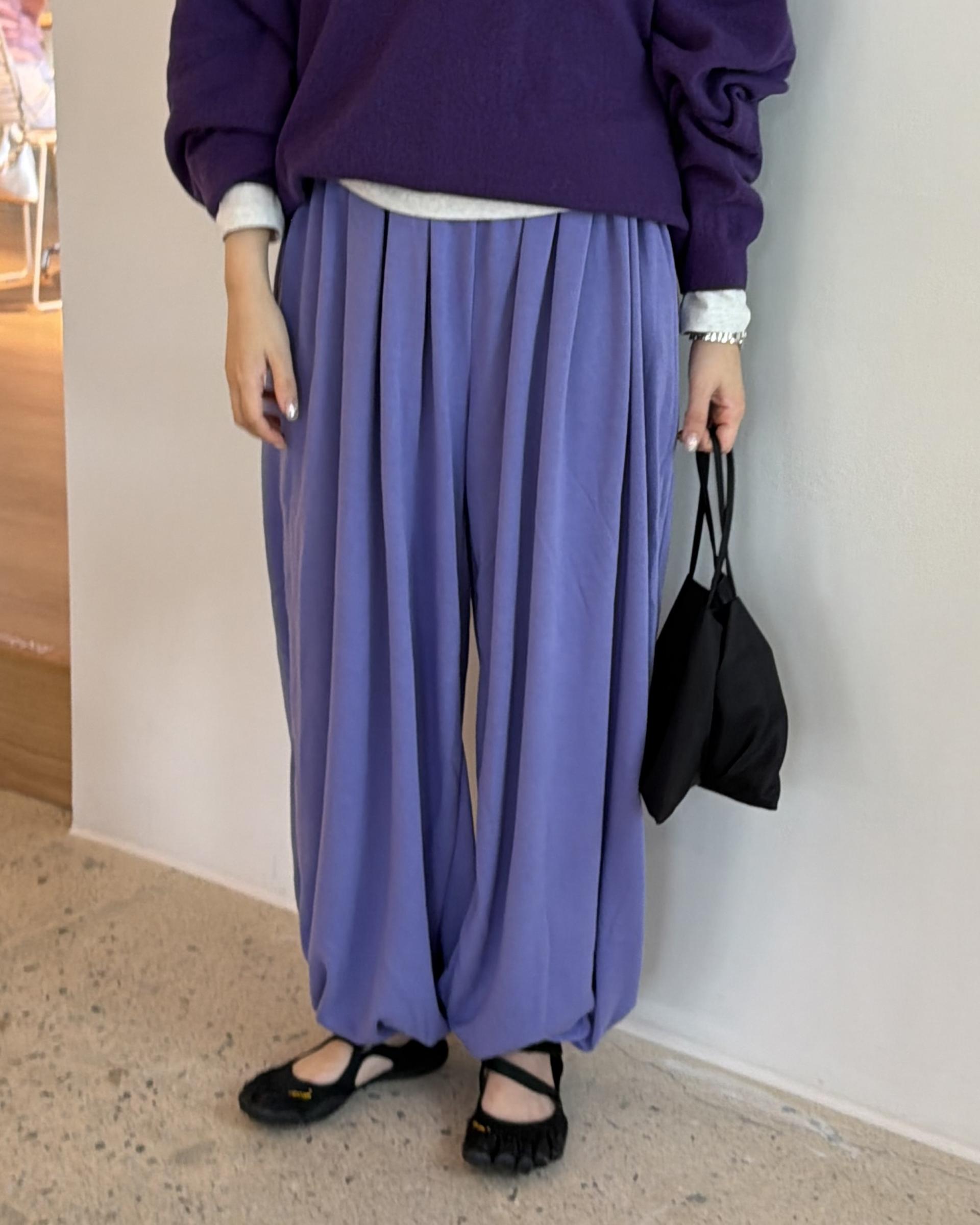 savanna harem pants (purple/charcoal/grey)