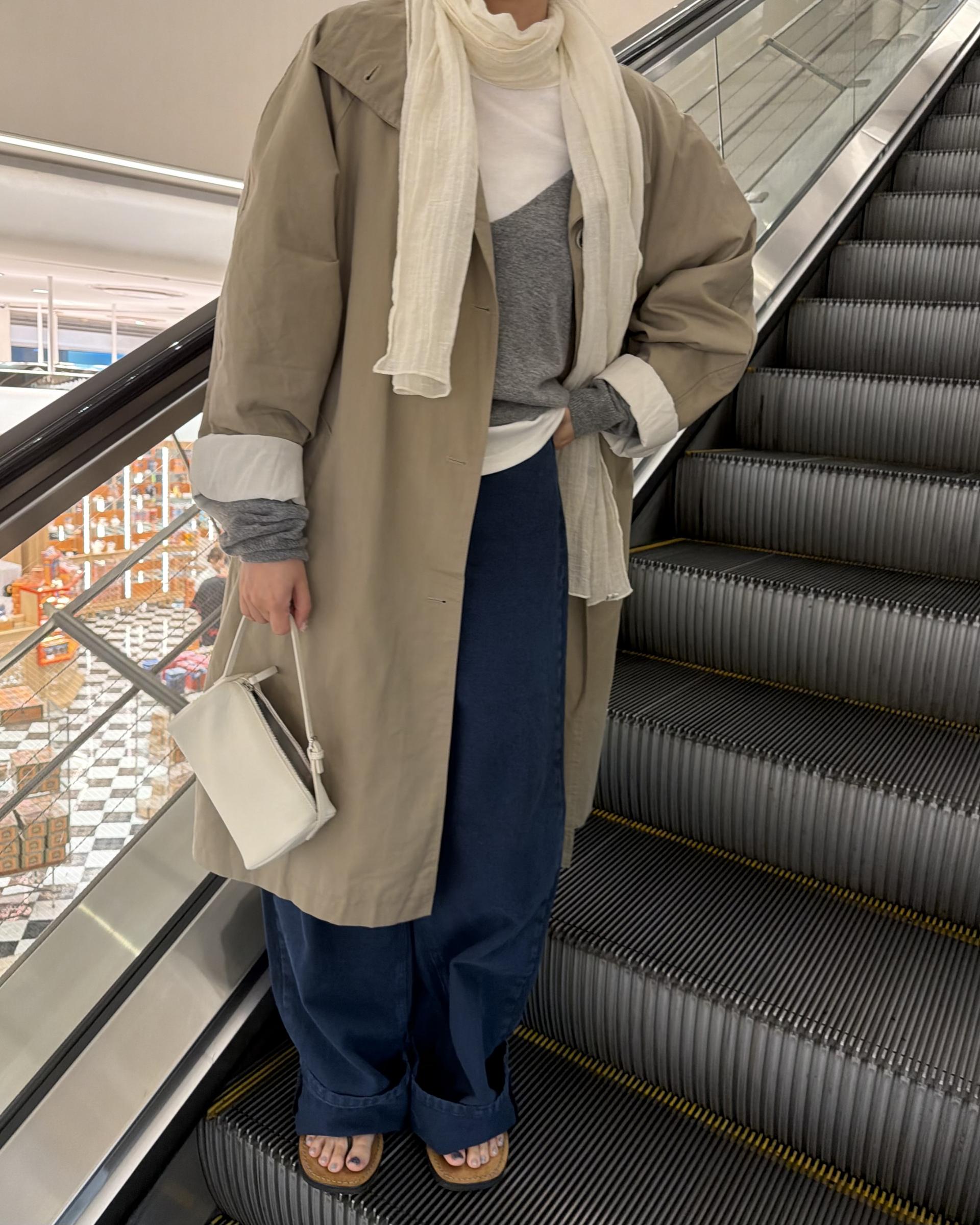 post single trench (khaki)