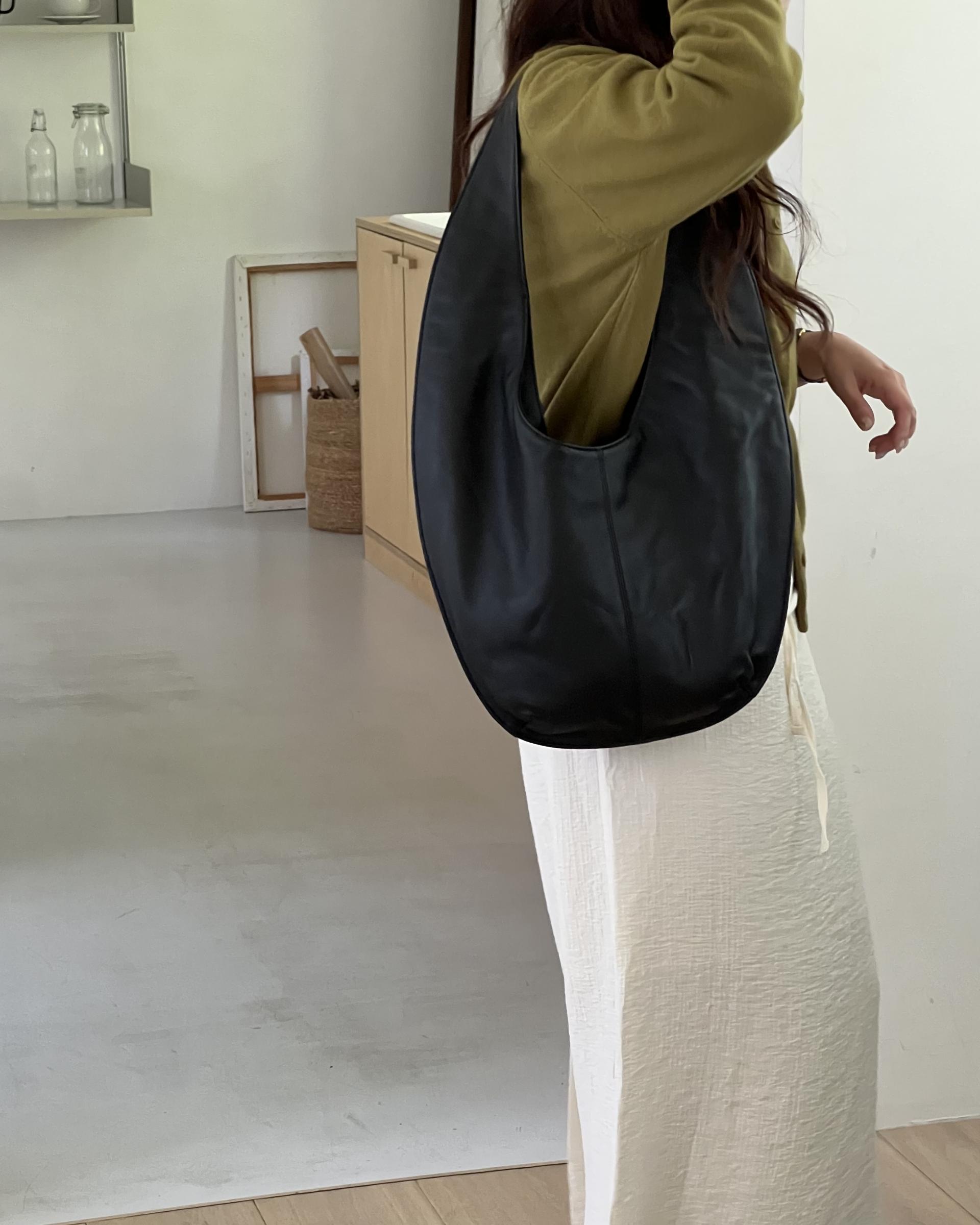 base wrinkle skirt (black/cream)
