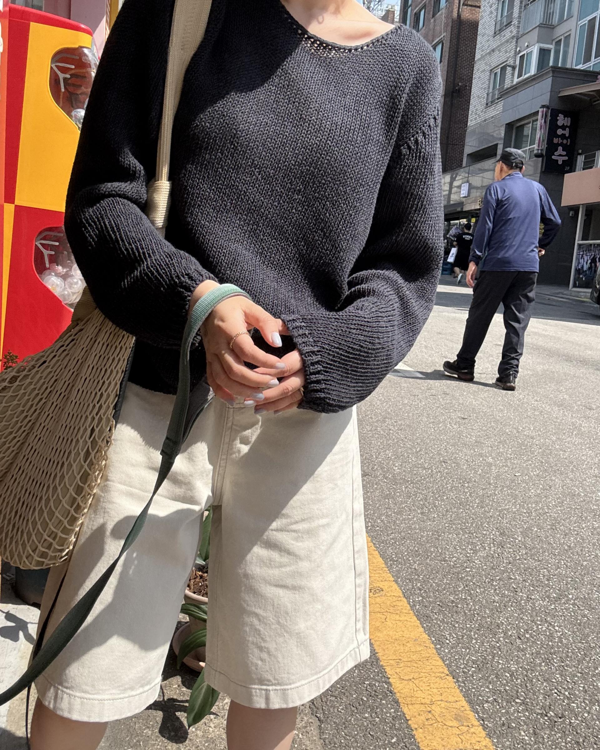 dolce knit (charcoal) 완