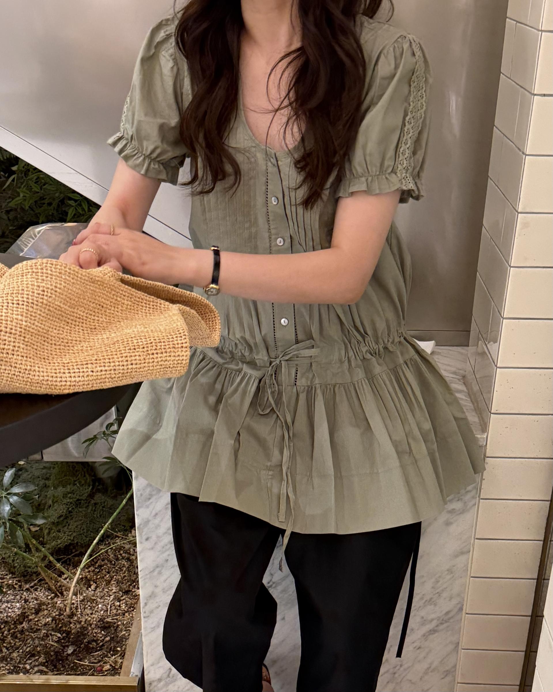 deborah pintuck dress (khaki/ivory/navy) 소재추가