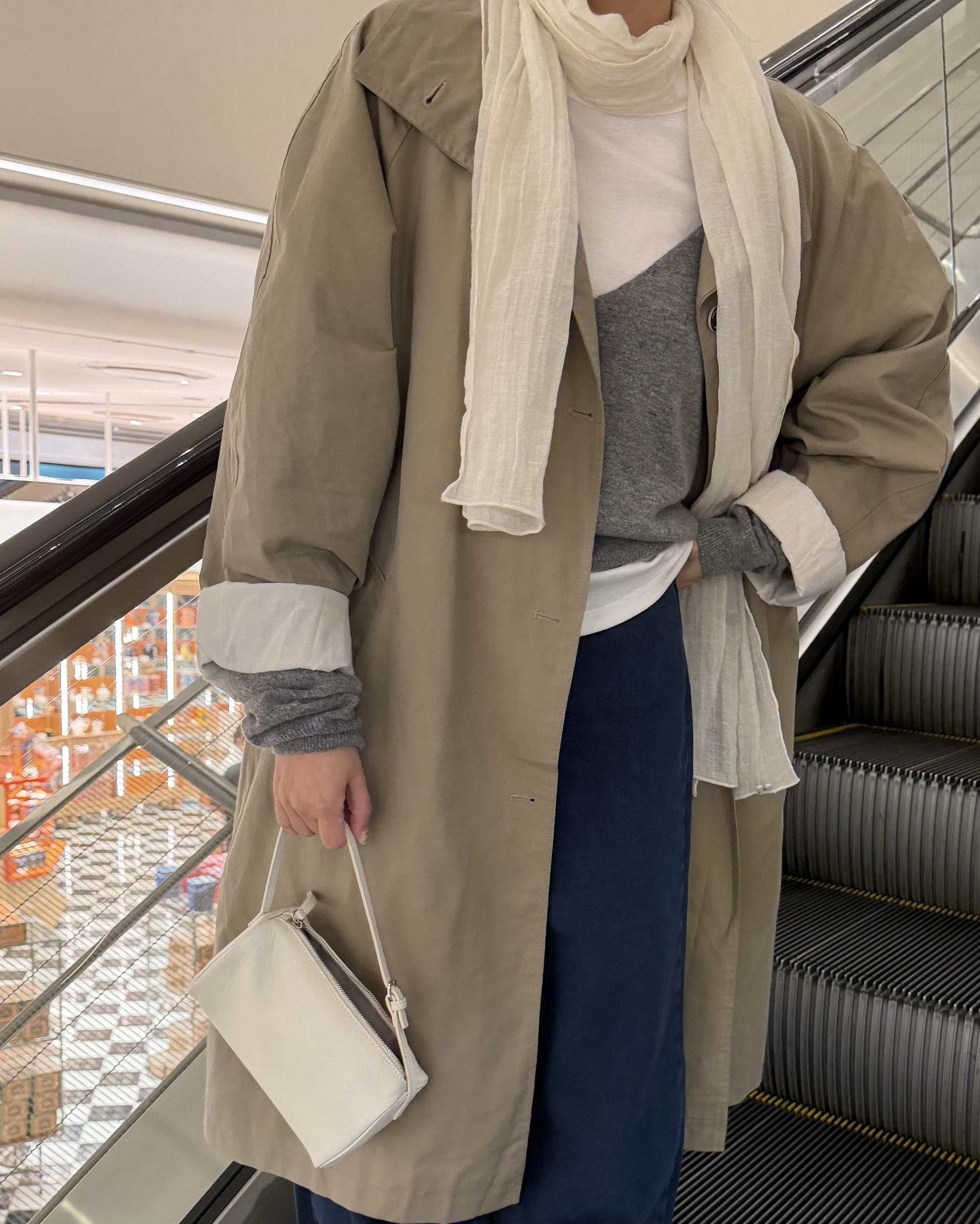 post single trench (khaki)