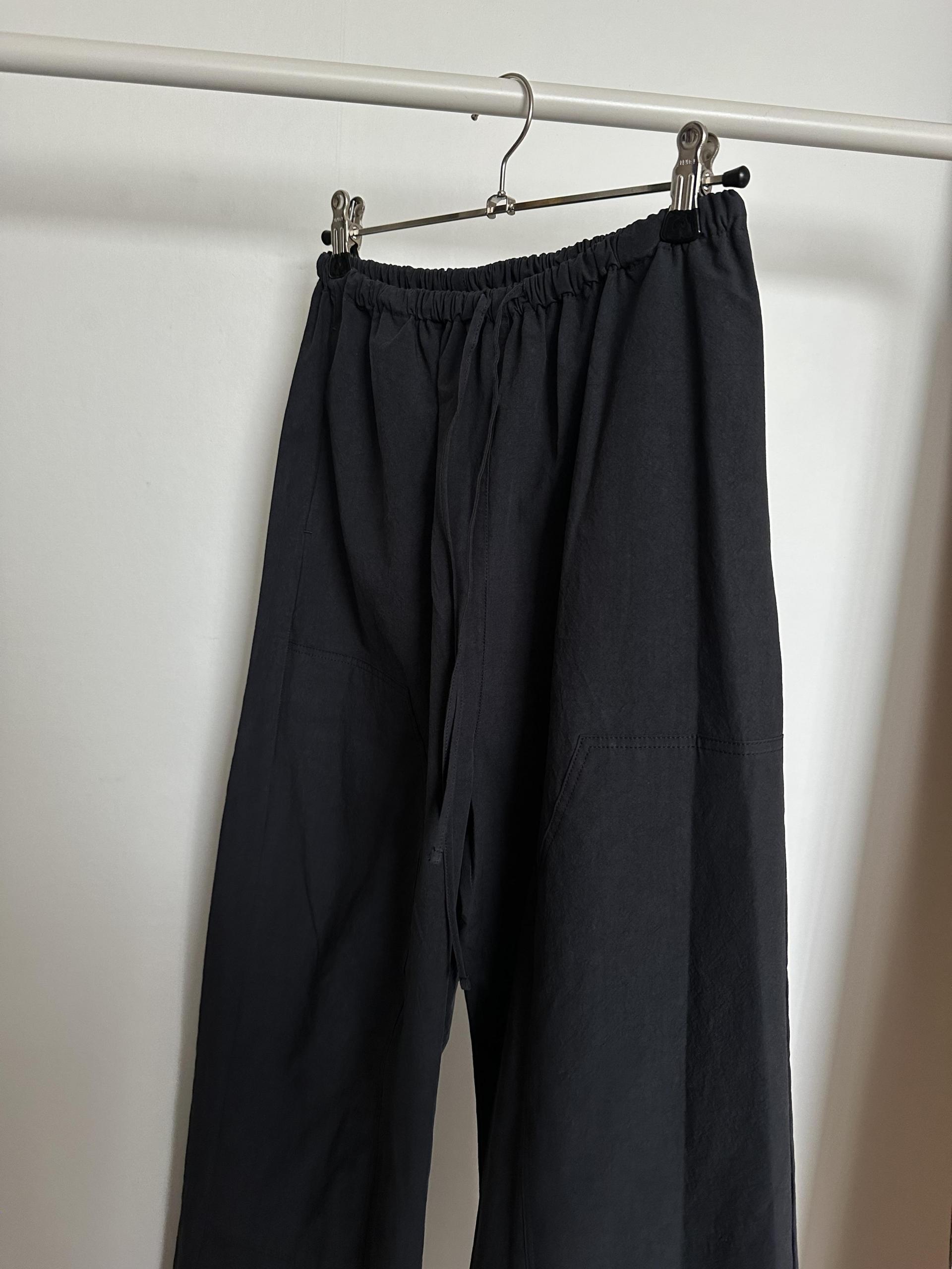 rusk cotton pants (charcoal/navy)
