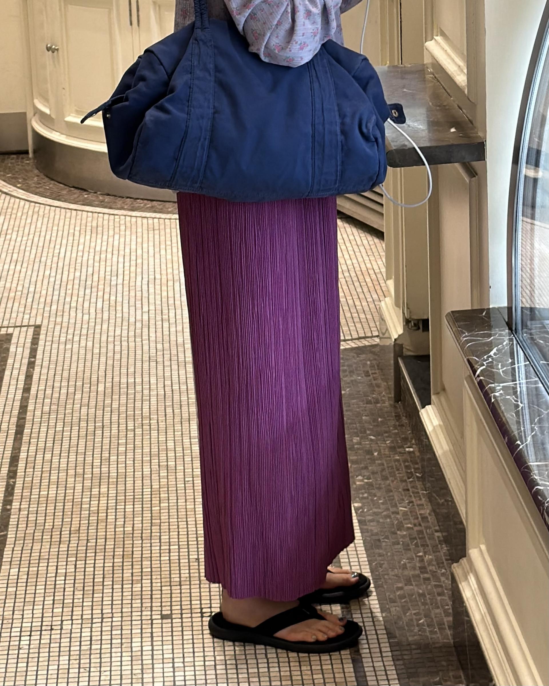 <made> penne skirt (violet)