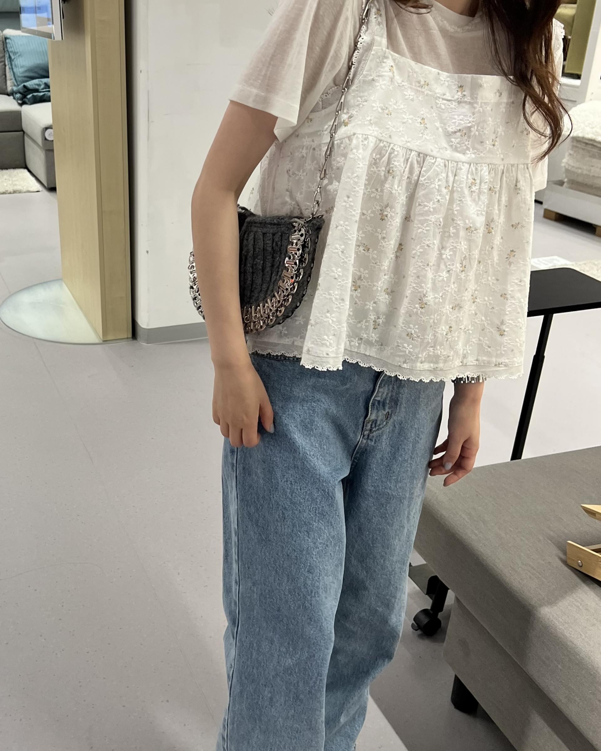 primrose blouse (flower/black)