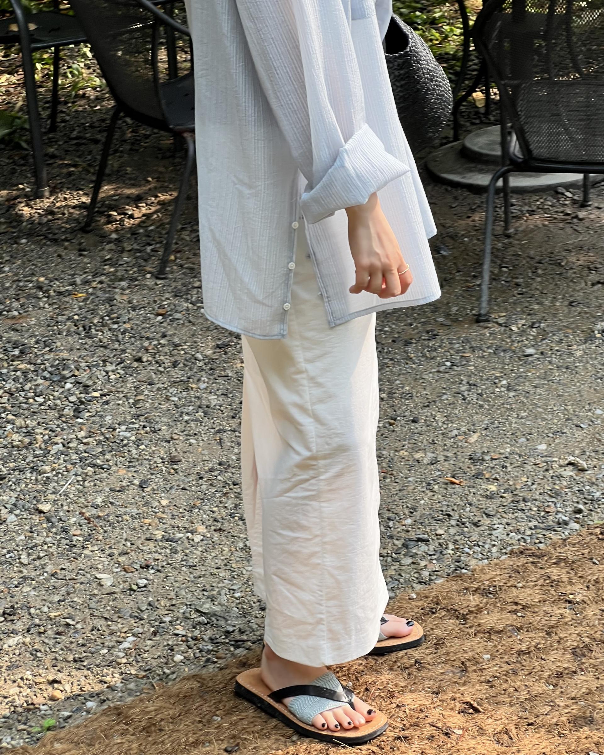 siena stripe shirt (blue/white)