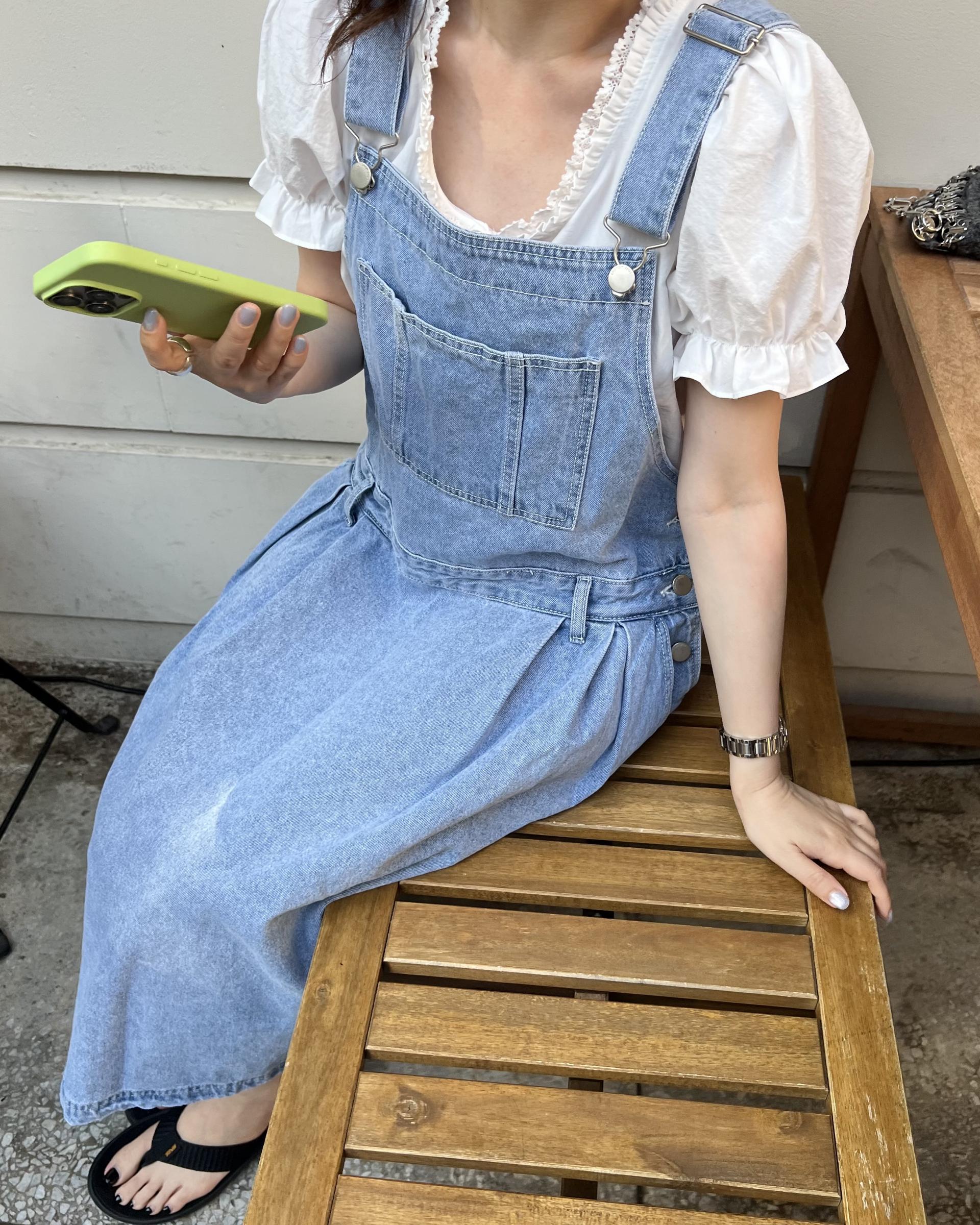 miguel denim overall 완