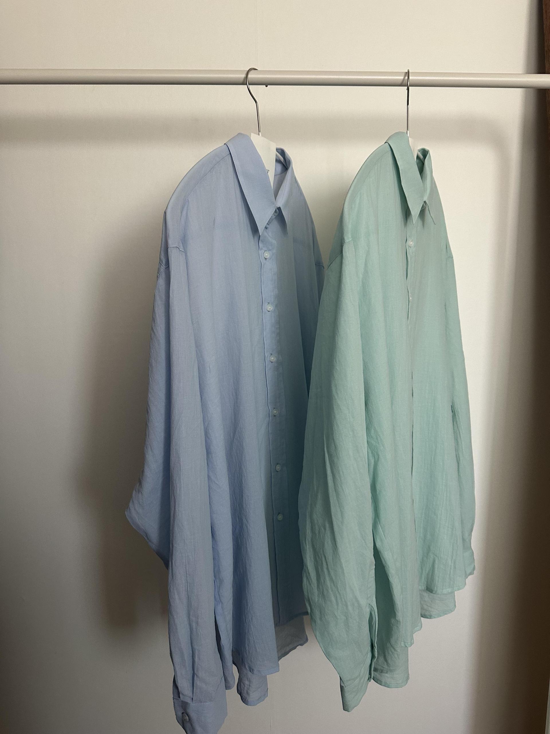 boil summer shirts (mint/blue)