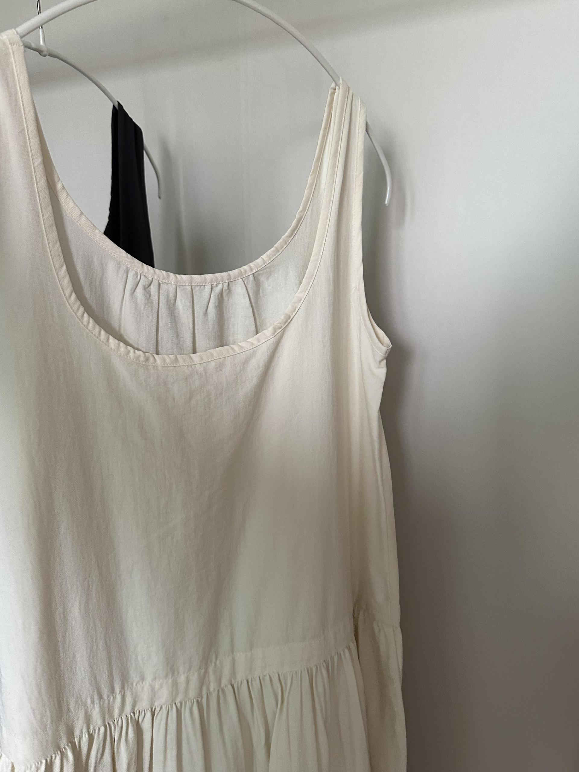 oatmeal dress (charcoal/cream)
