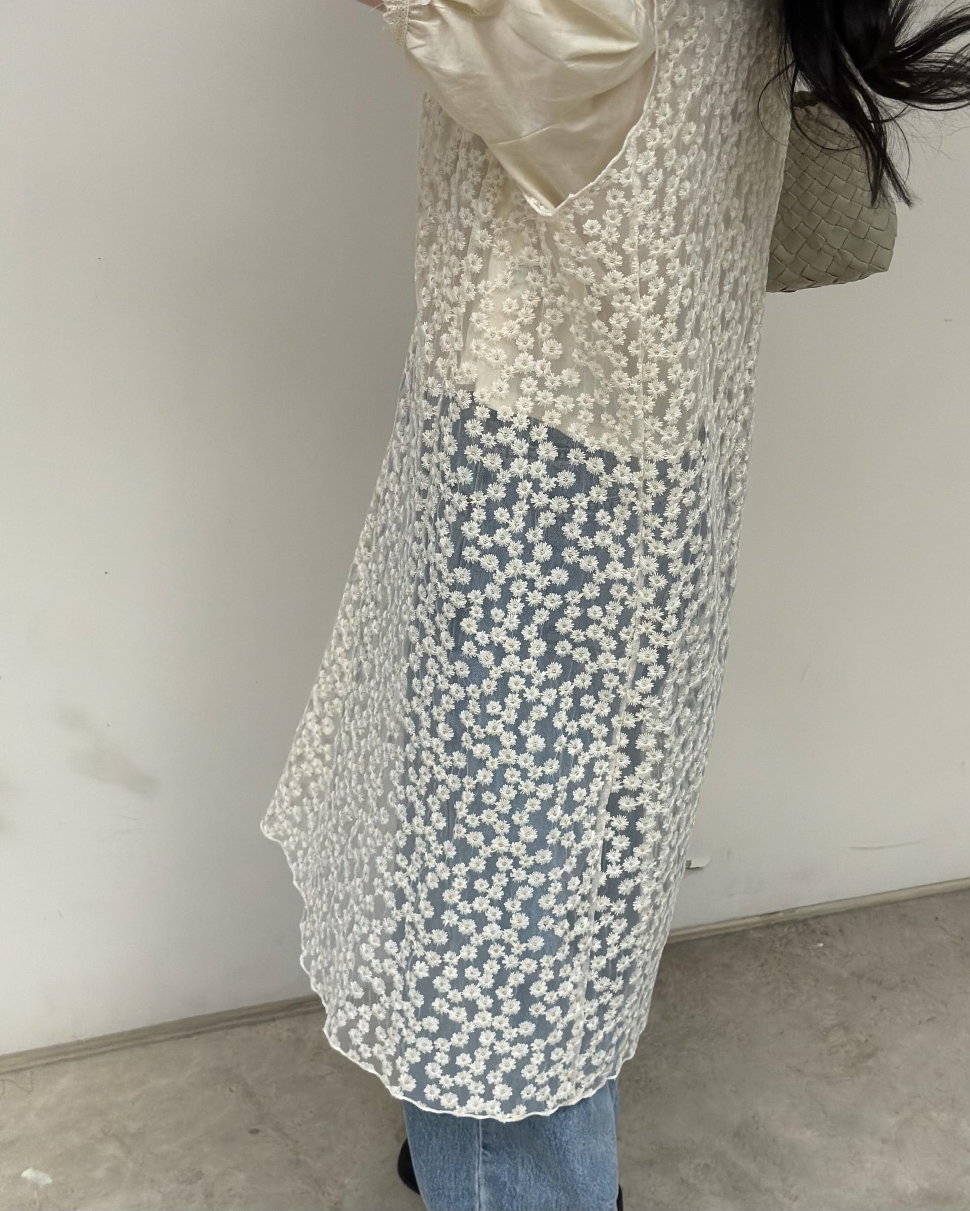 flan lace blouse (cream/ivory)