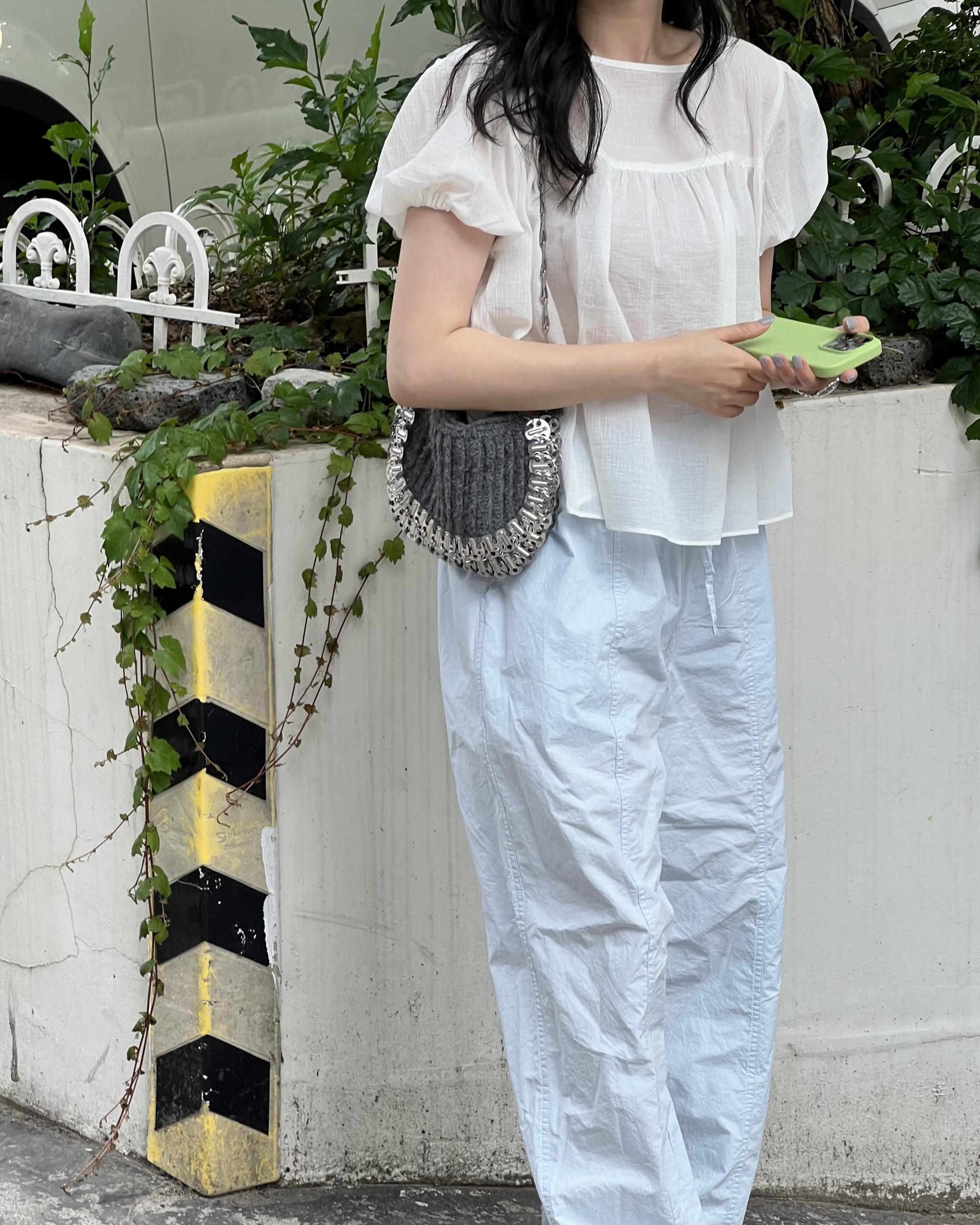 kid pants (butter/baby blue)