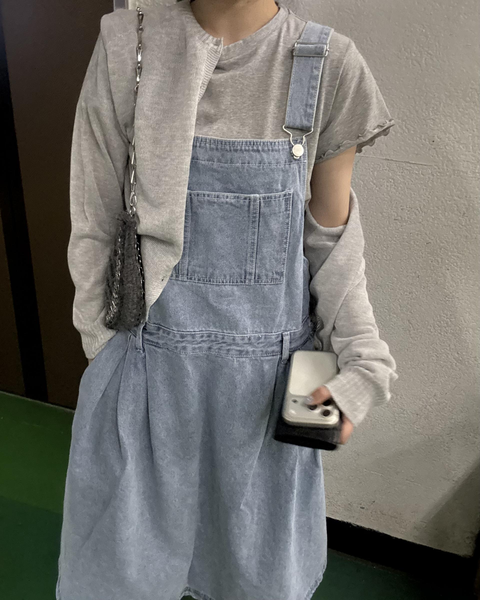 miguel denim overall
