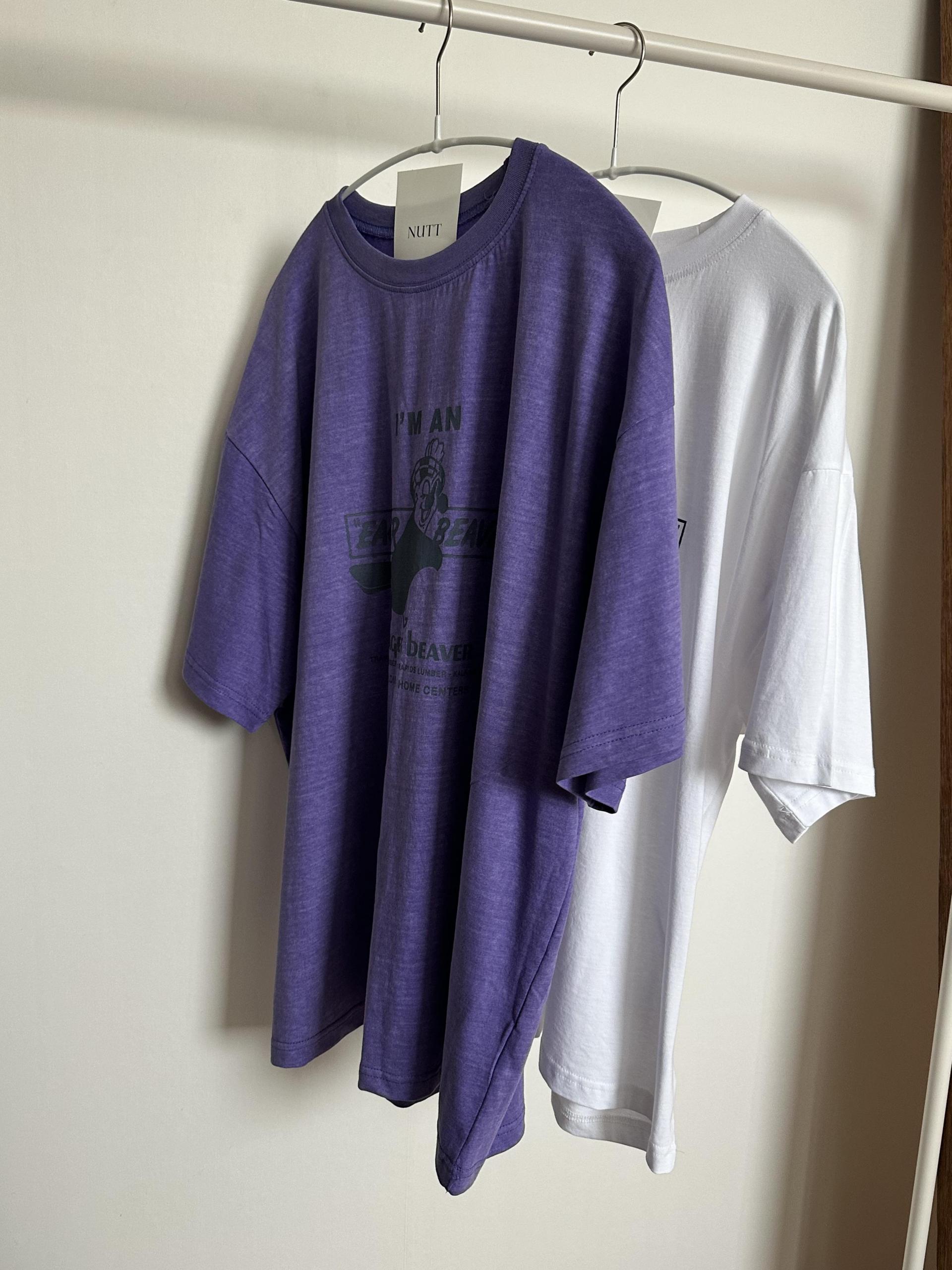 pingu top (purple/white)