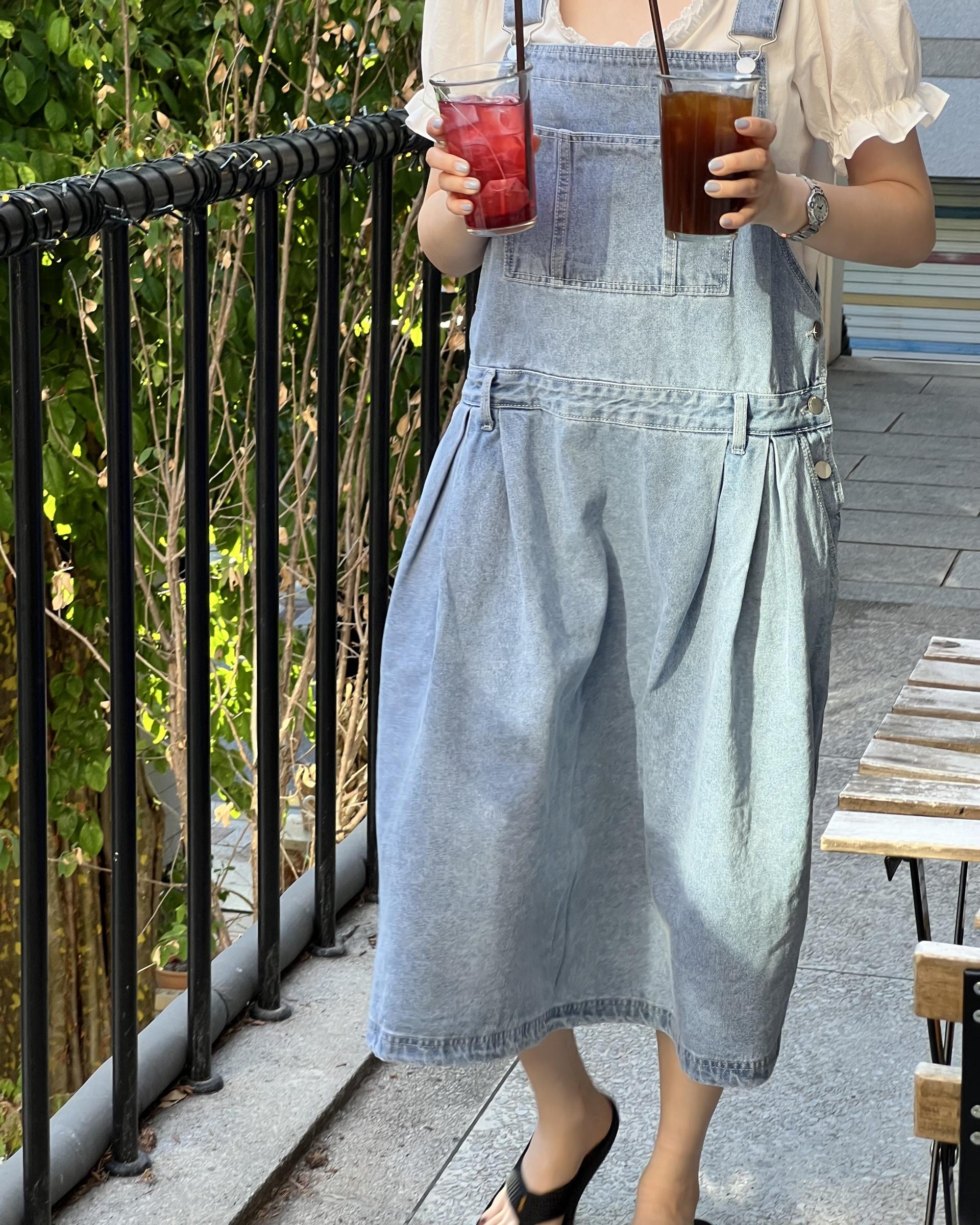 miguel denim overall 완