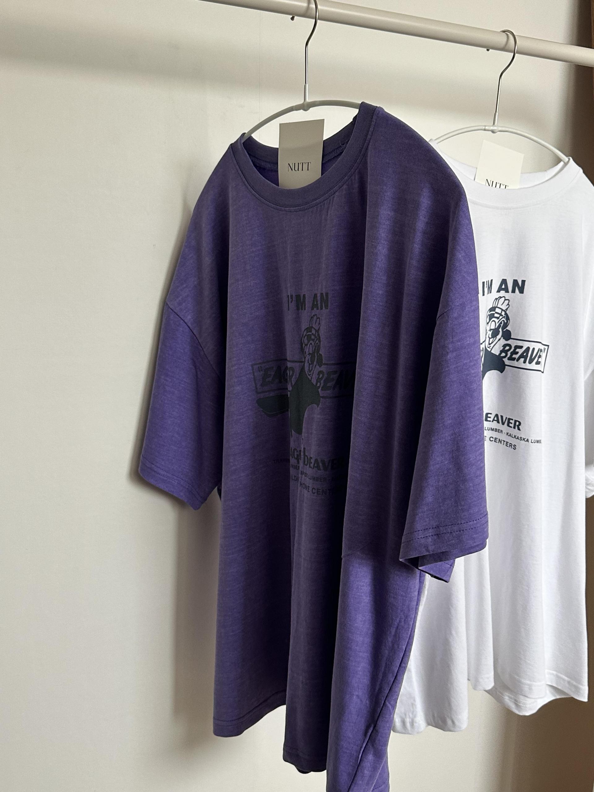 pingu top (purple/white)