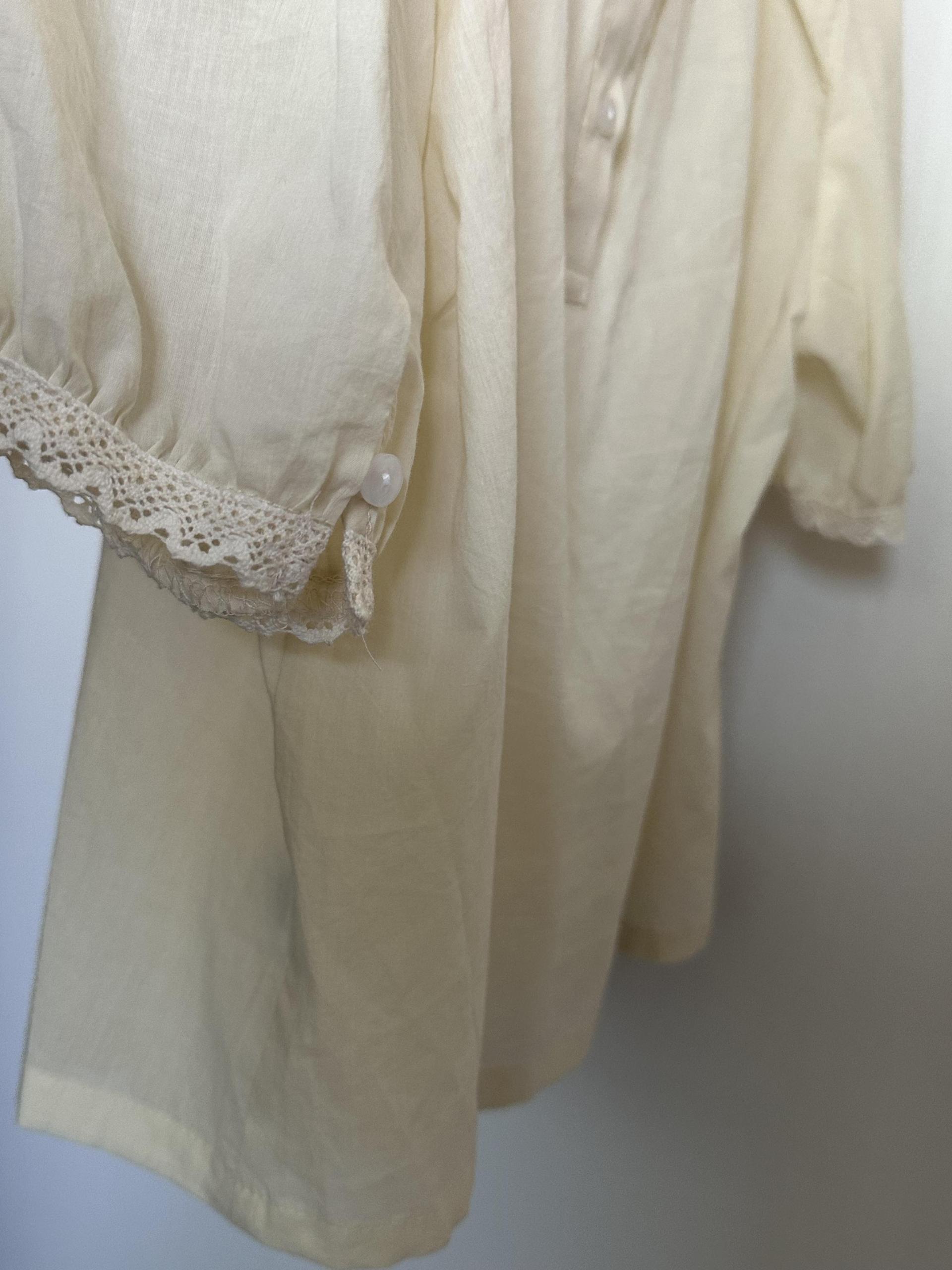 flan lace blouse (cream/ivory)