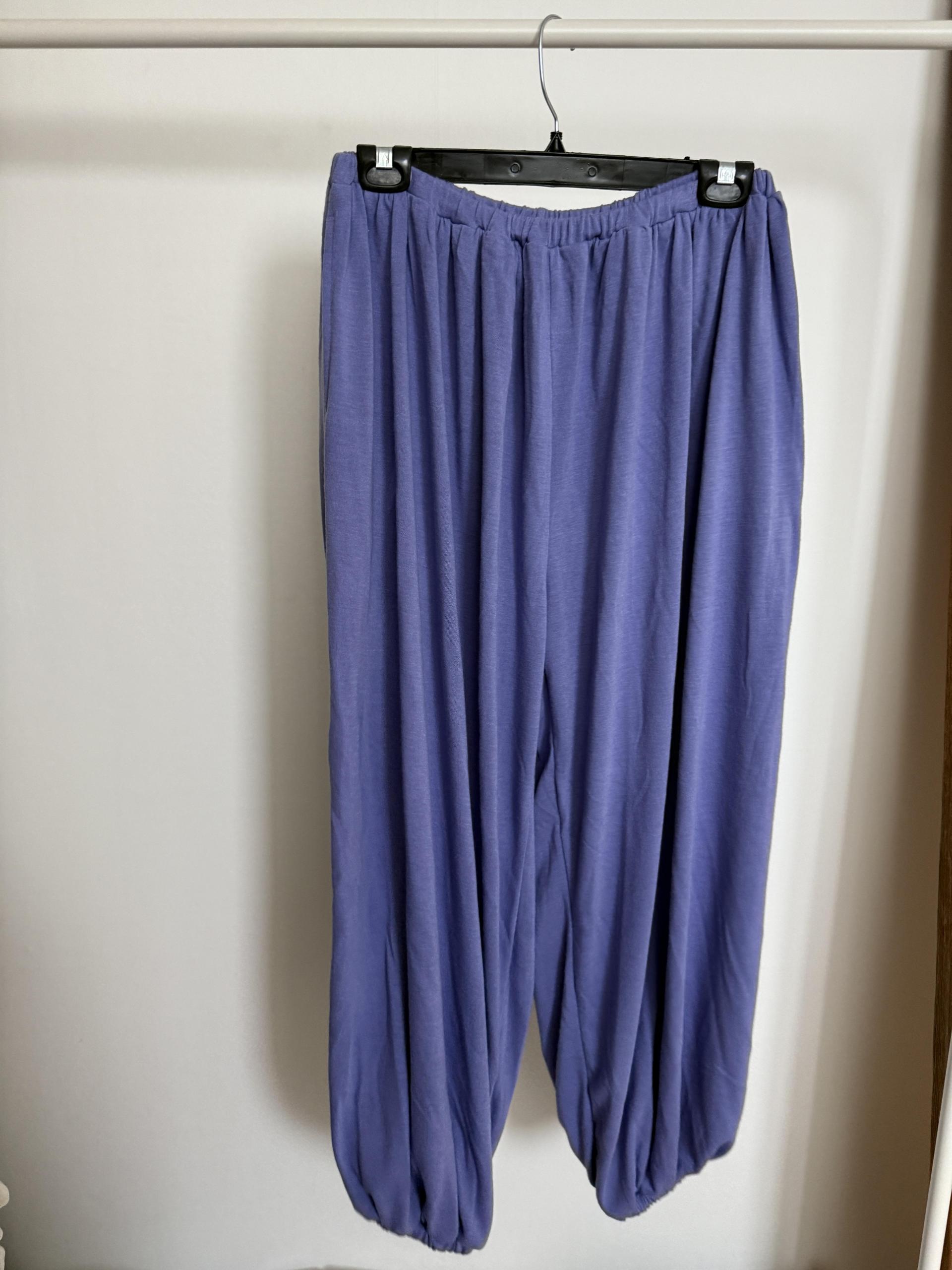savanna harem pants (purple/charcoal/grey)
