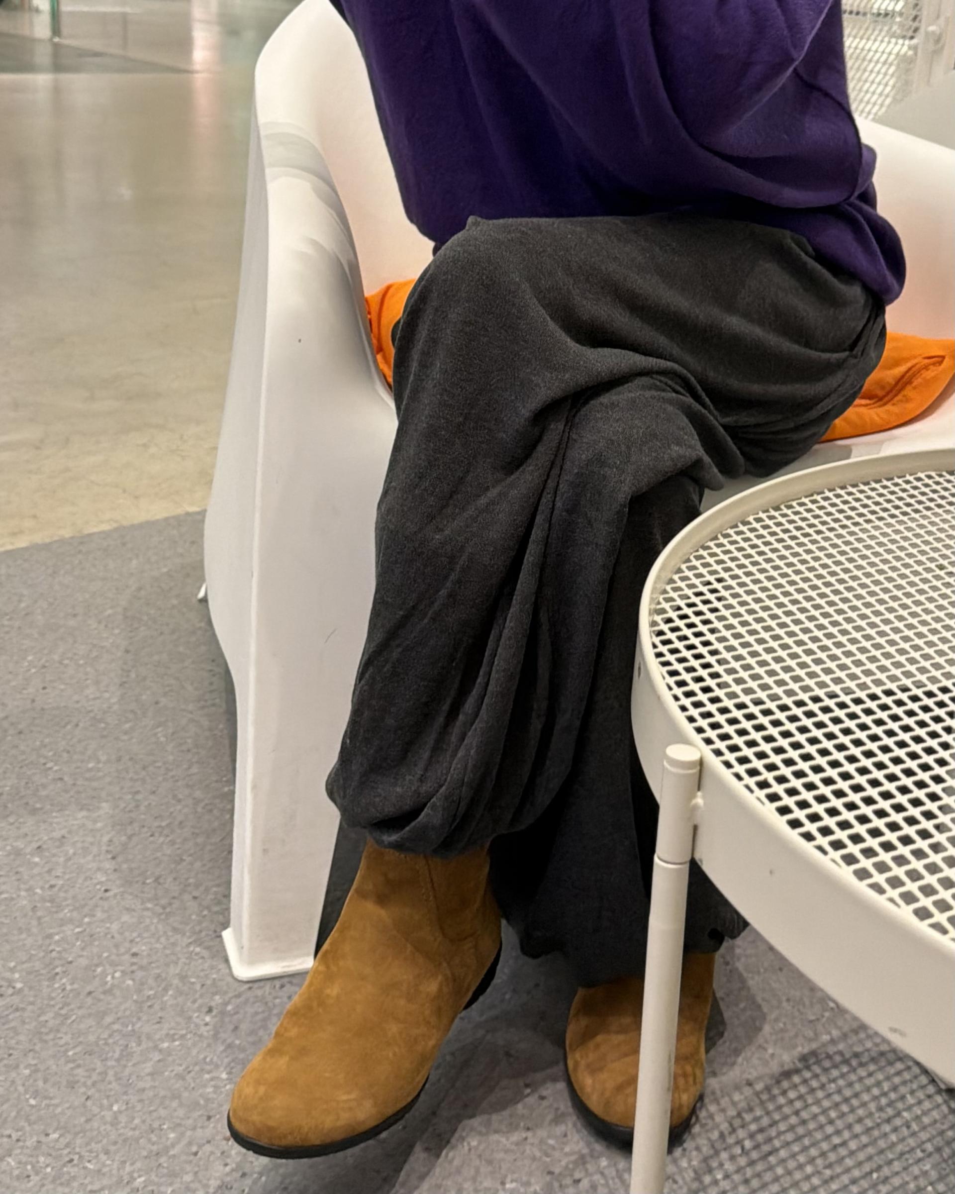savanna harem pants (purple/charcoal/grey)