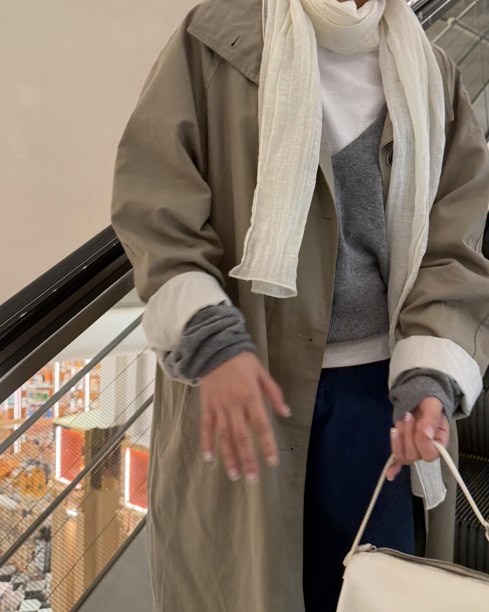 post single trench (khaki)