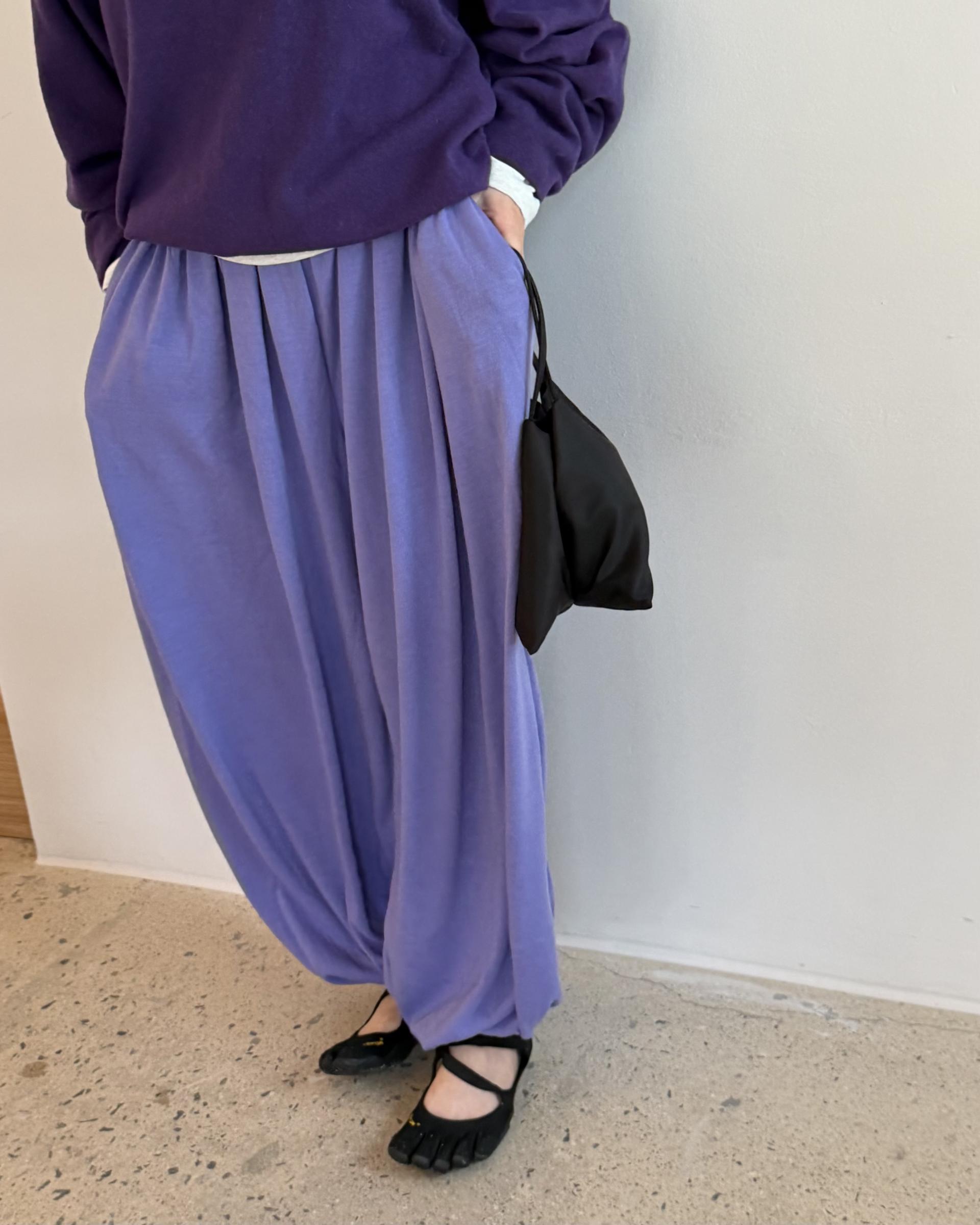 savanna harem pants (purple/charcoal/grey)