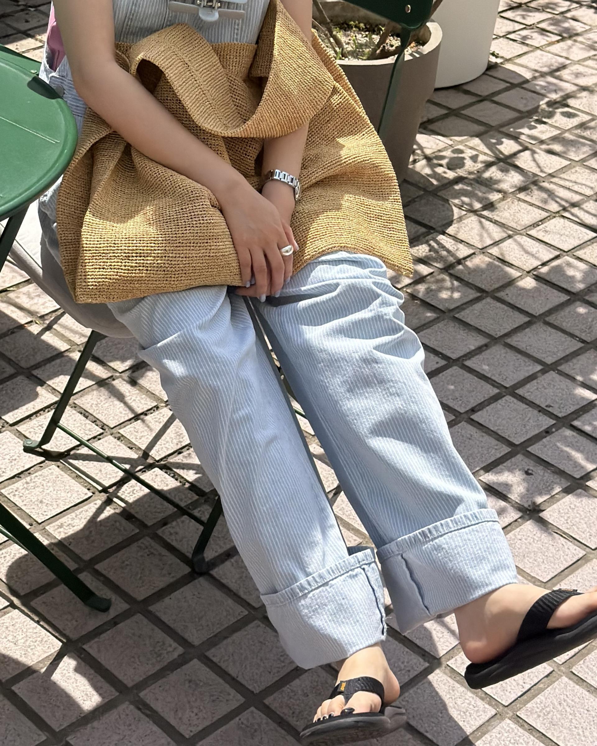 donkey stripe overall