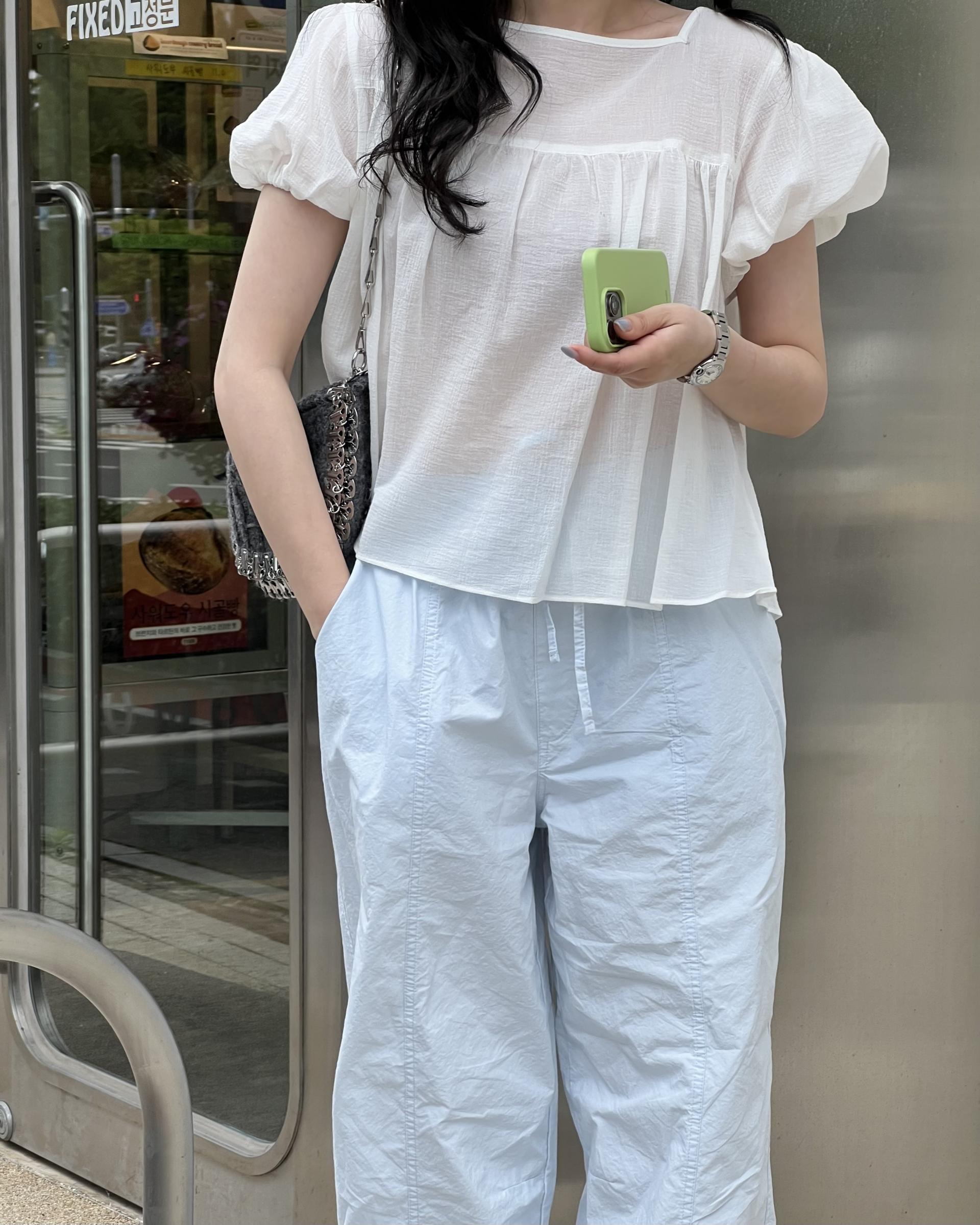 kid pants (butter/baby blue)