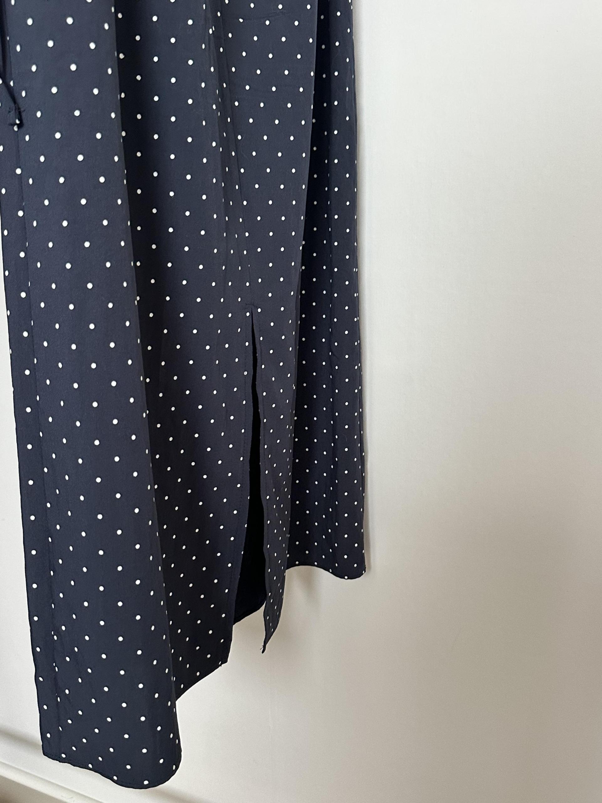 dot maxi skirt