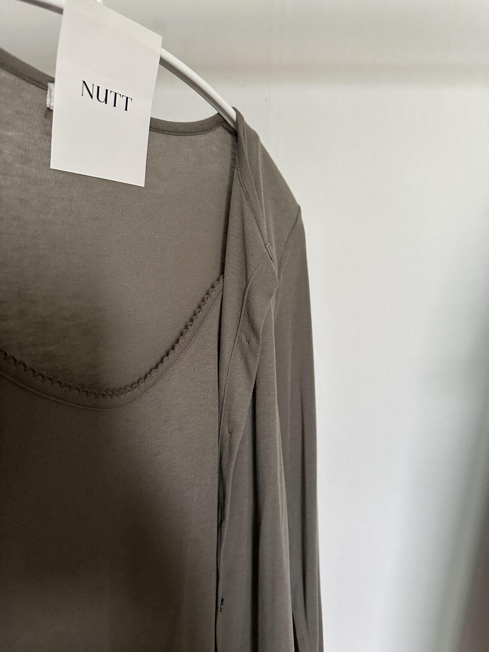 thin cardigan set (navy/khaki)