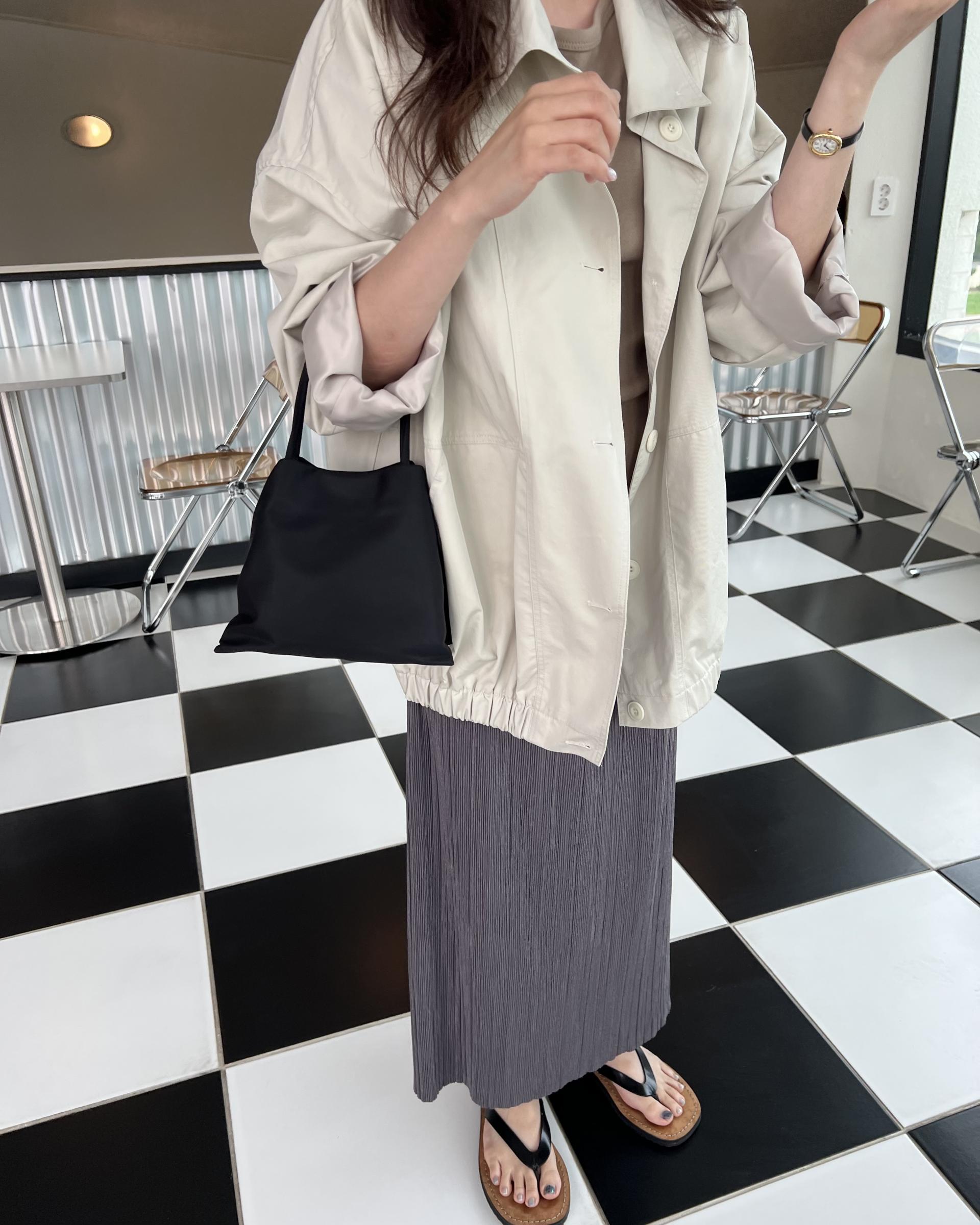 grocery half jumper (cream beige/navy)