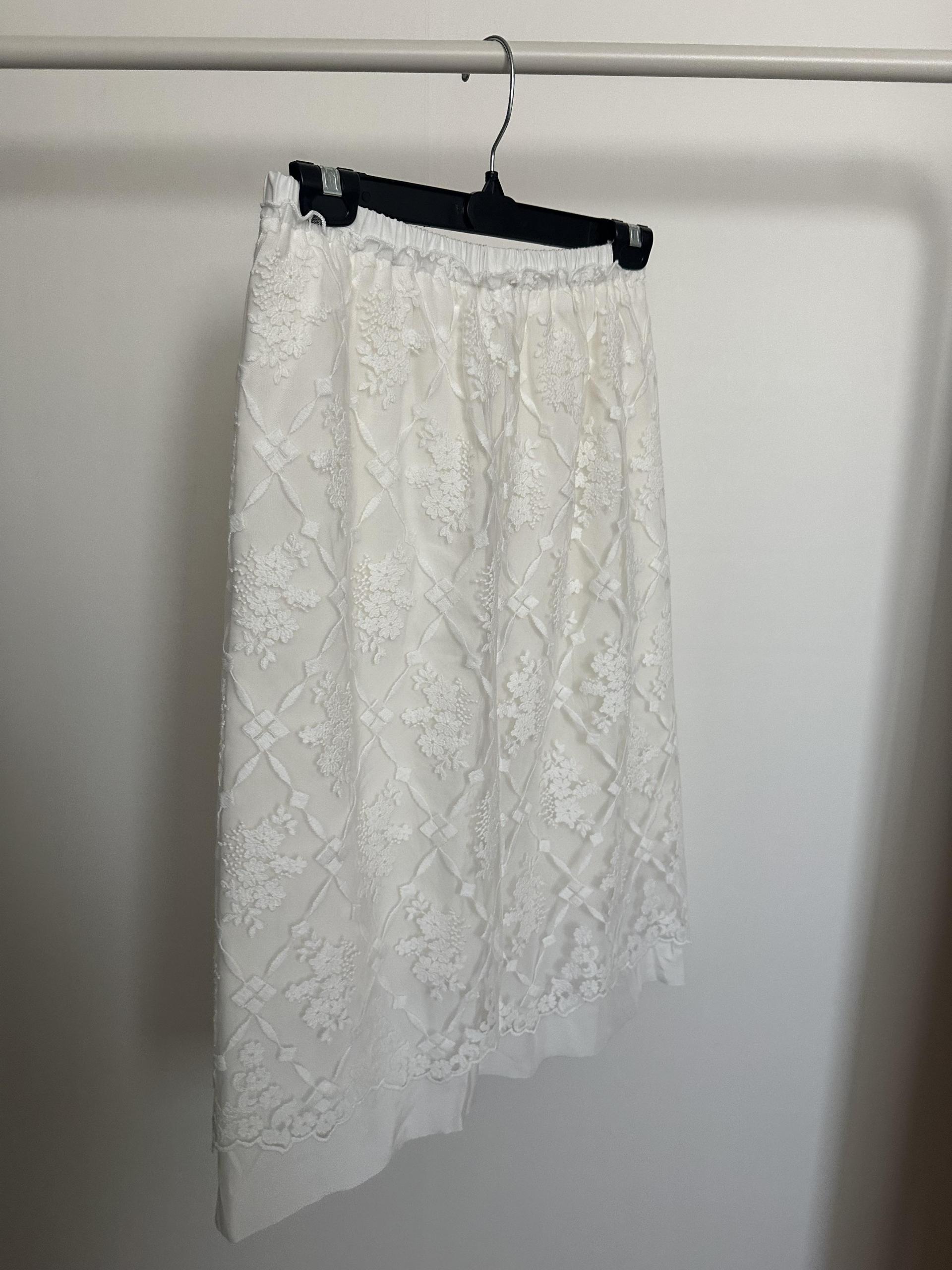 cosmic lace skirt