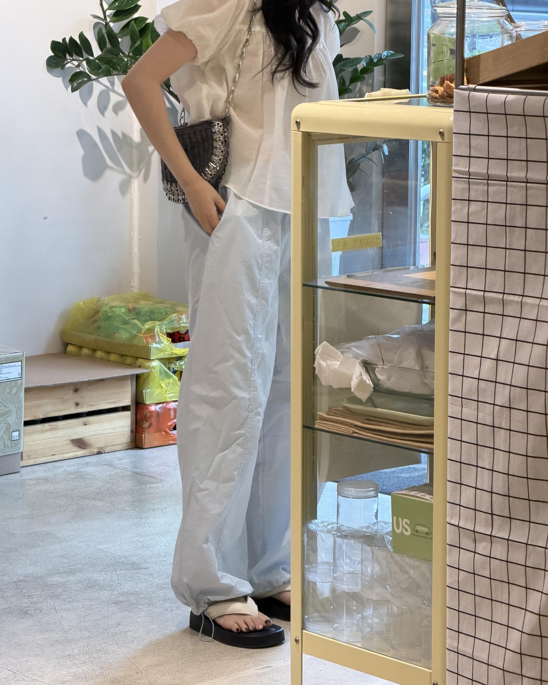 kid pants (butter/baby blue)