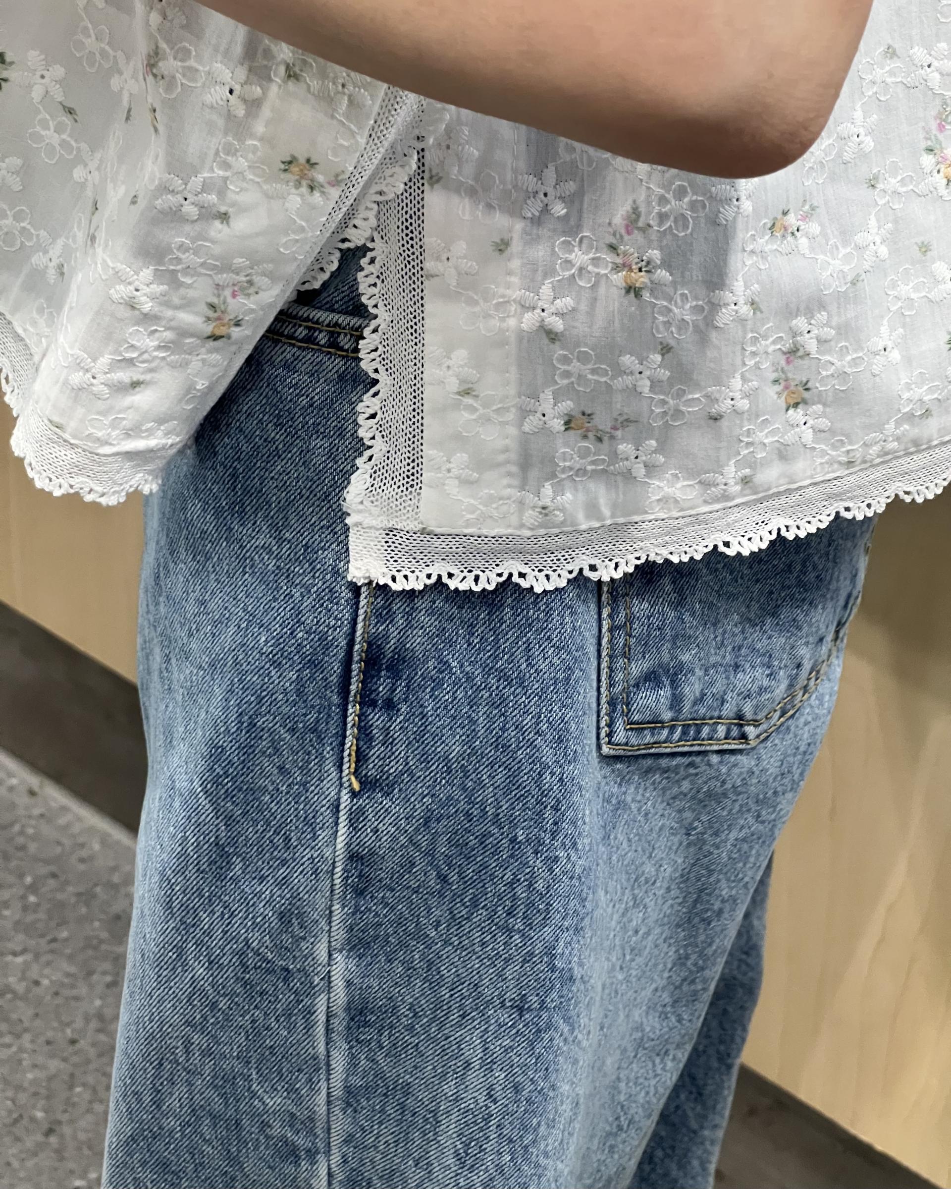 primrose blouse (flower/black)