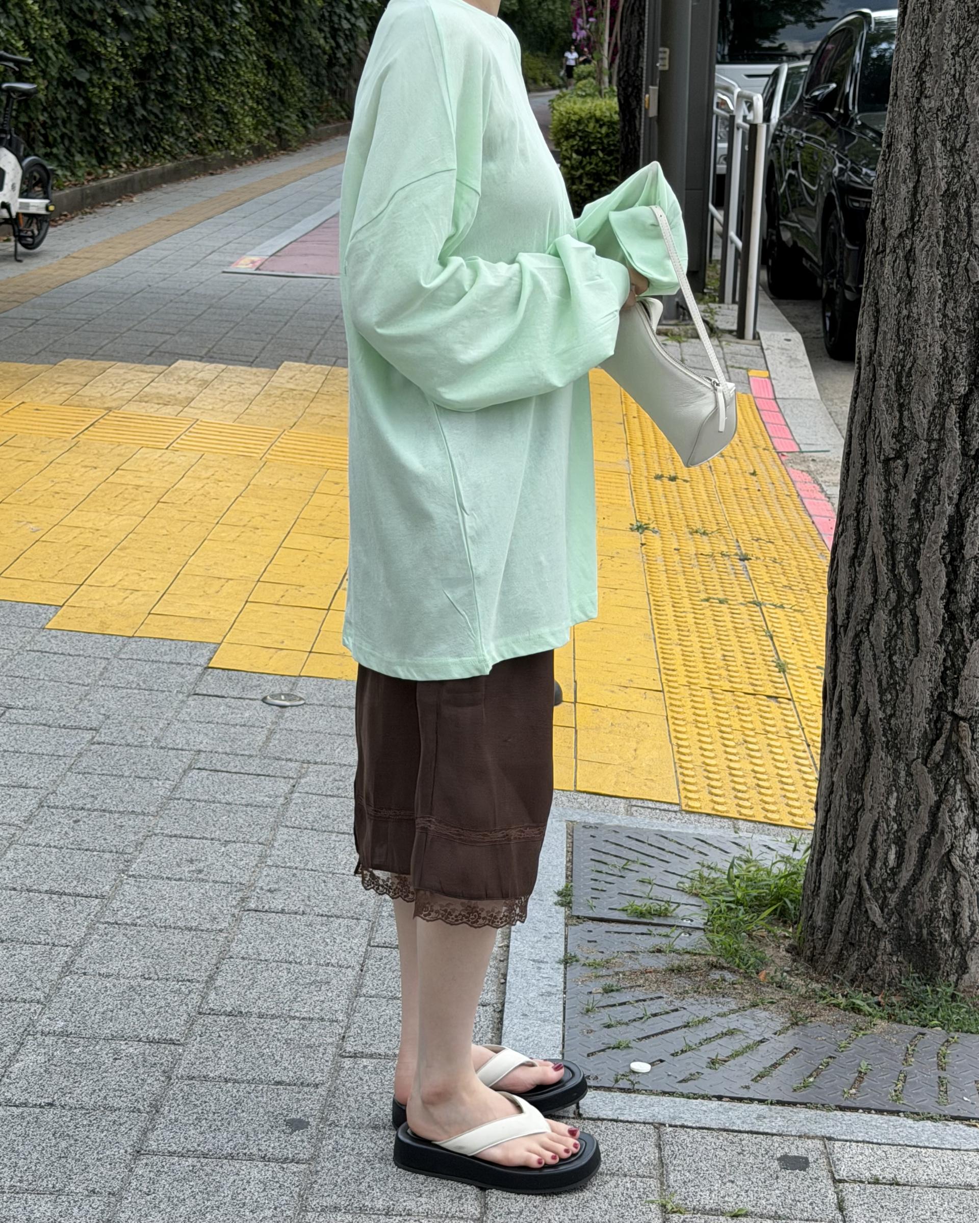 fruit top (white/mint/yellow/black/melange/pink)