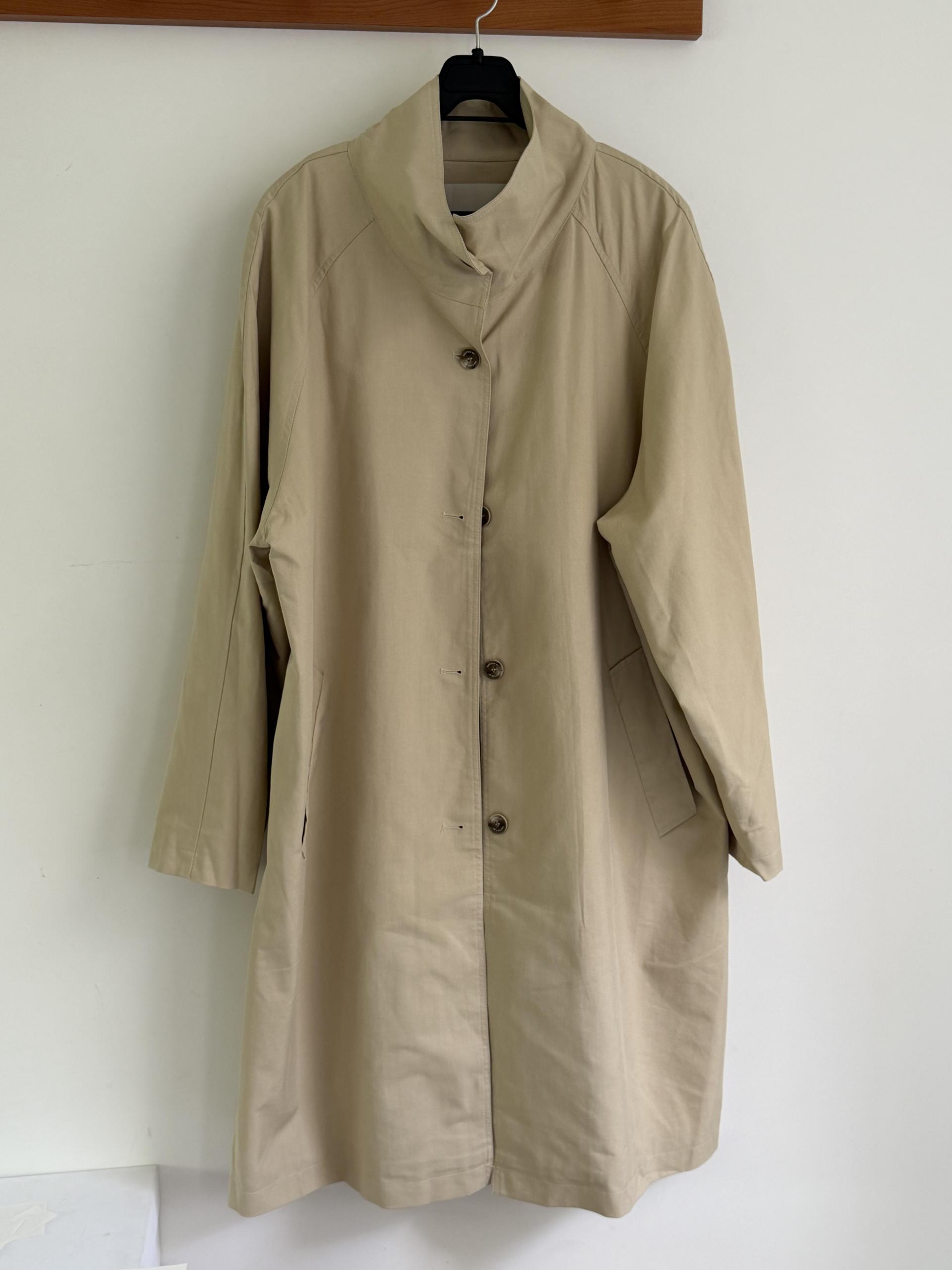 post single trench coat (beige)