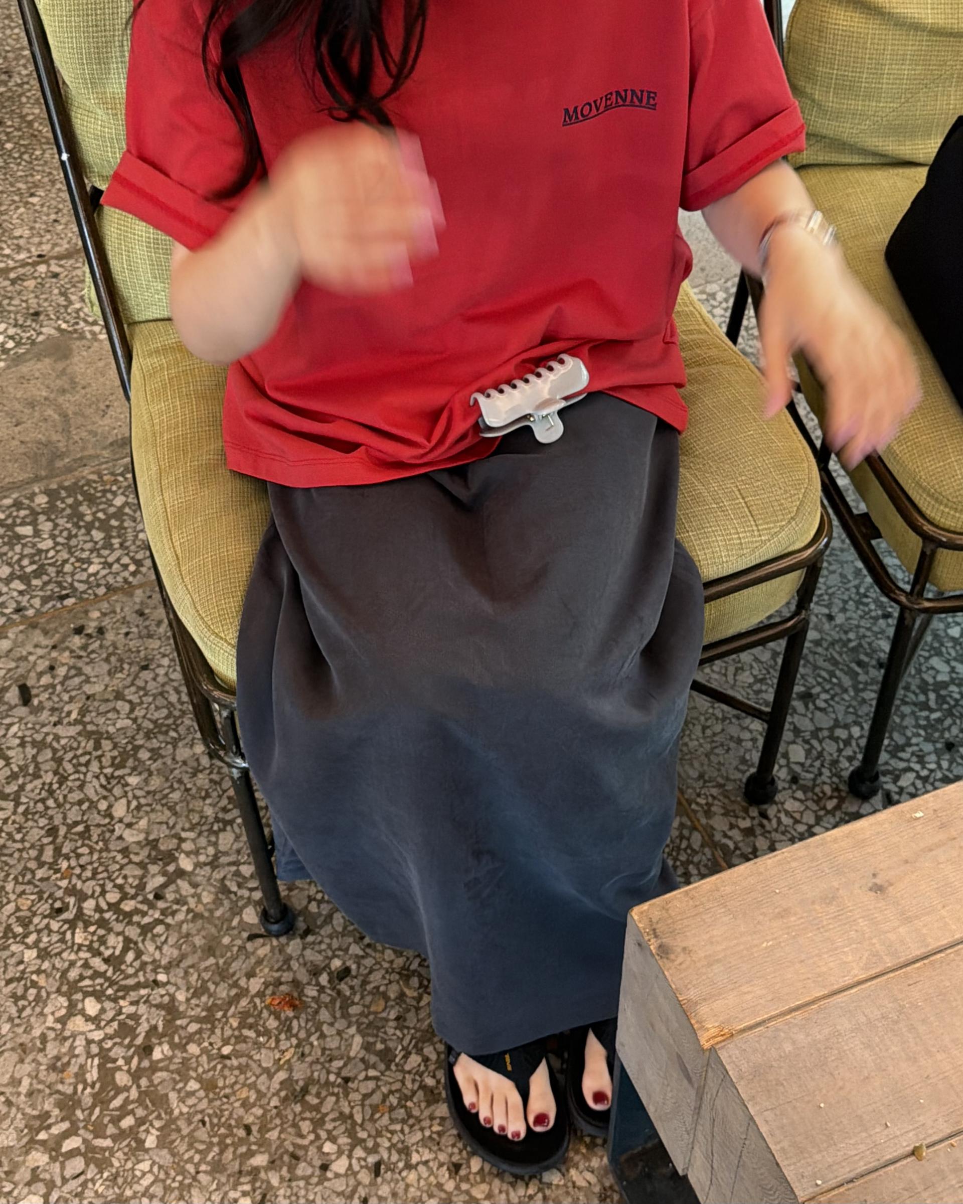 manhattan top (red/charcoal)