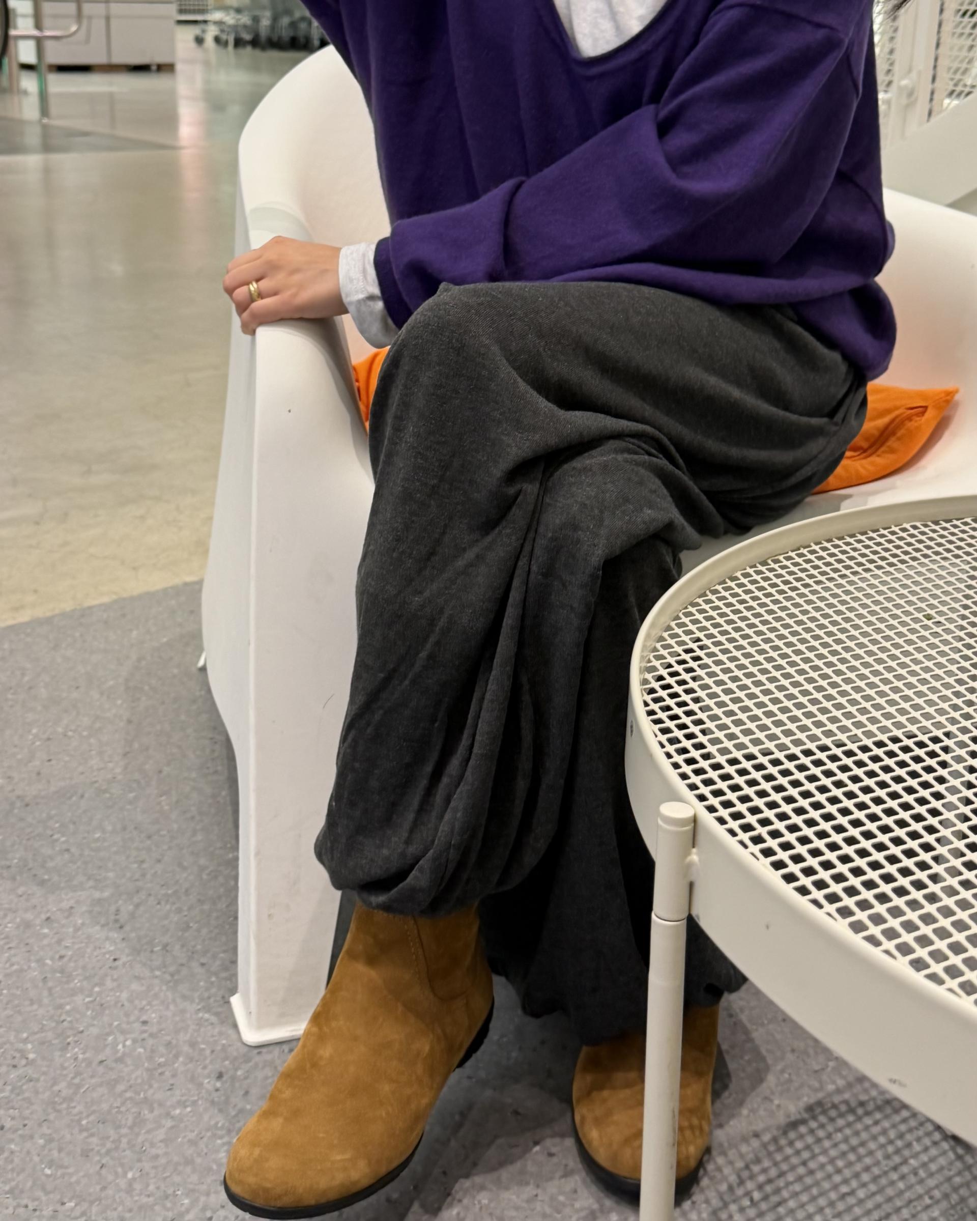 savanna harem pants (purple/charcoal/grey)